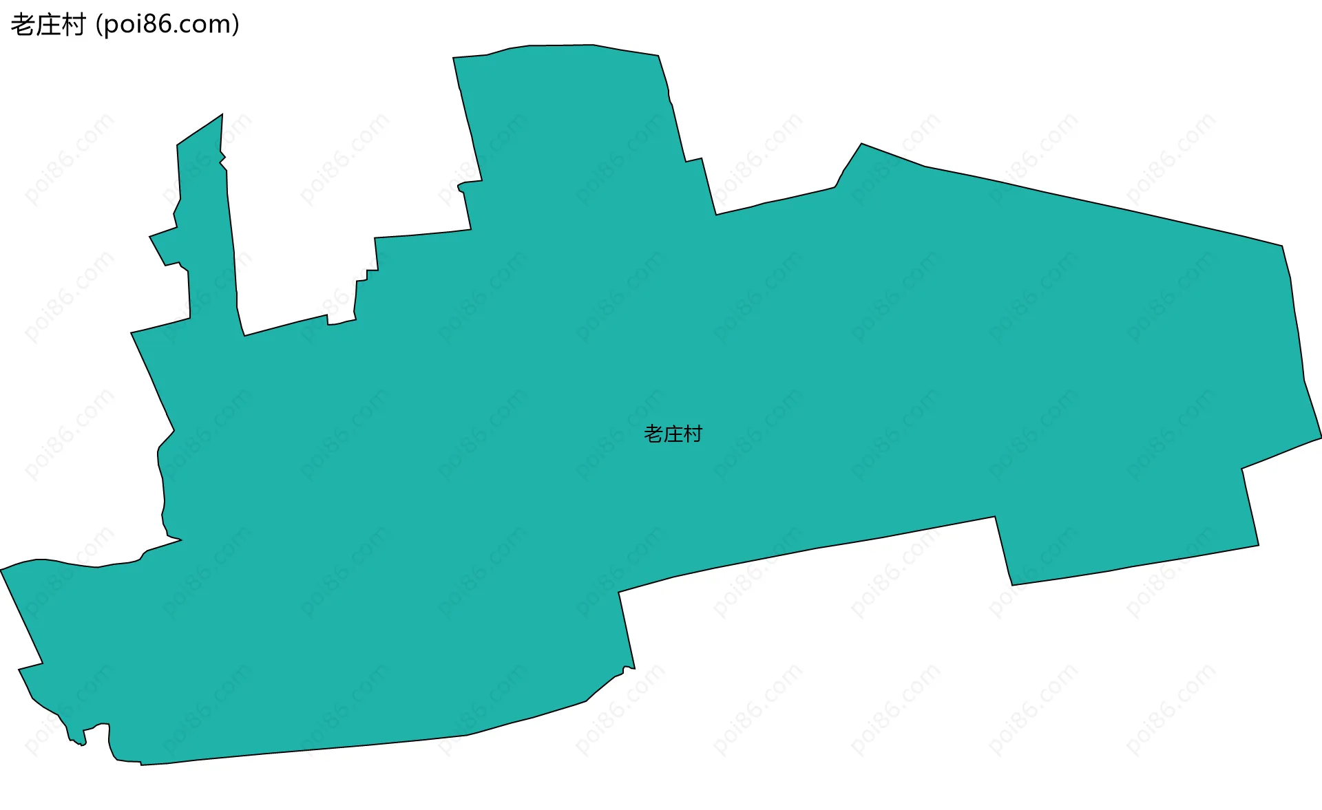 老庄村边界地图