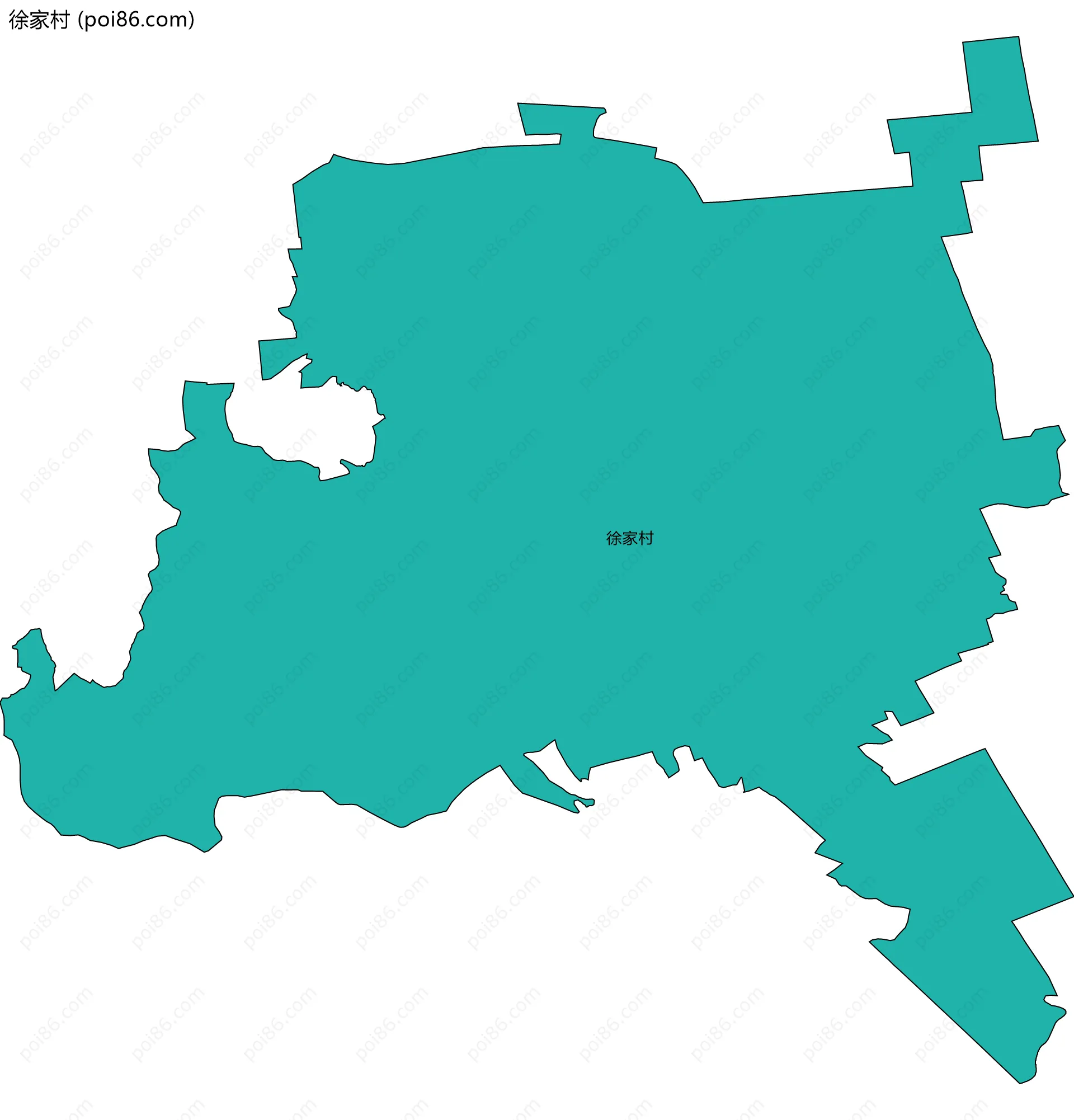 徐家村边界地图
