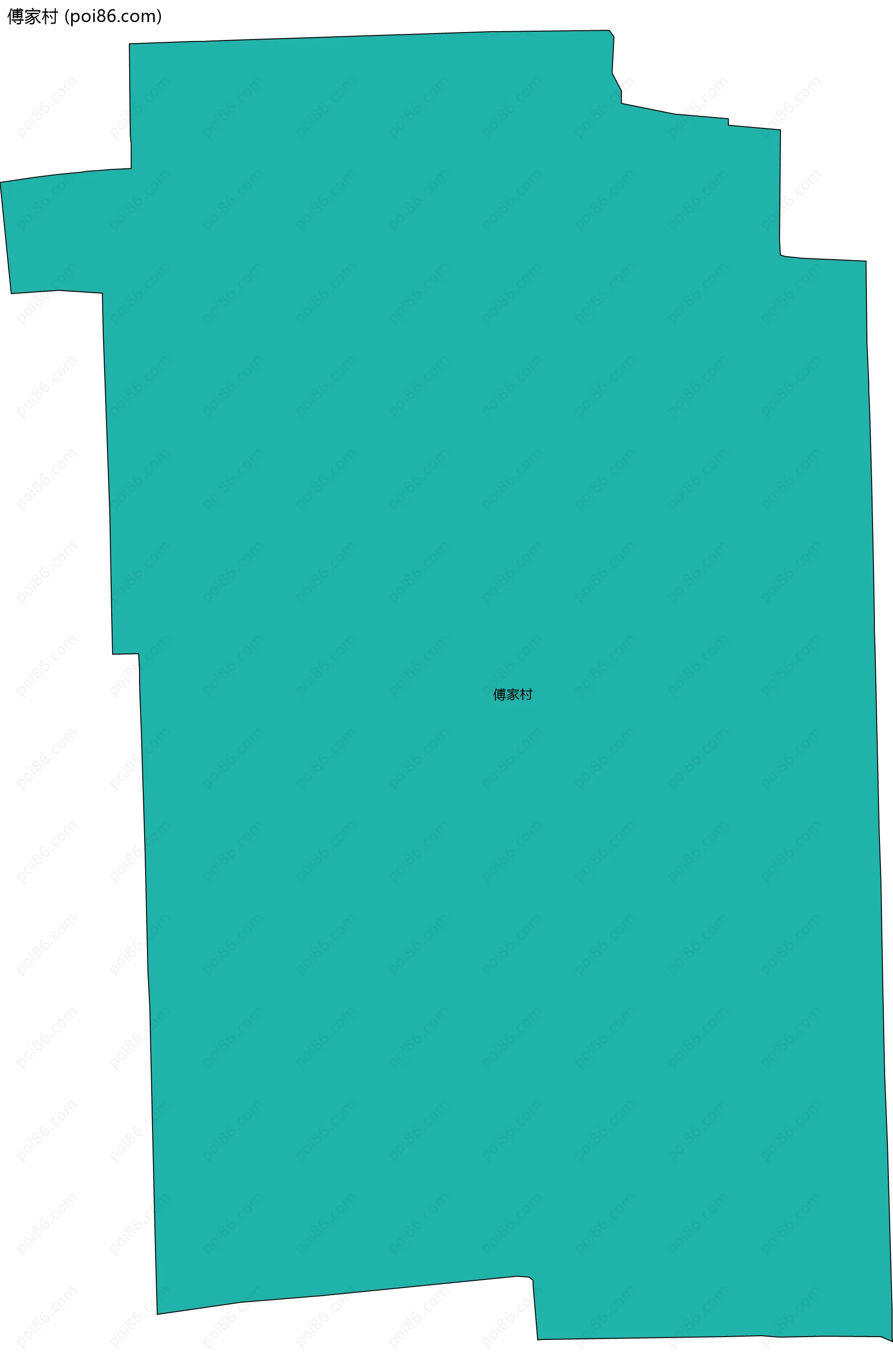 傅家村边界地图