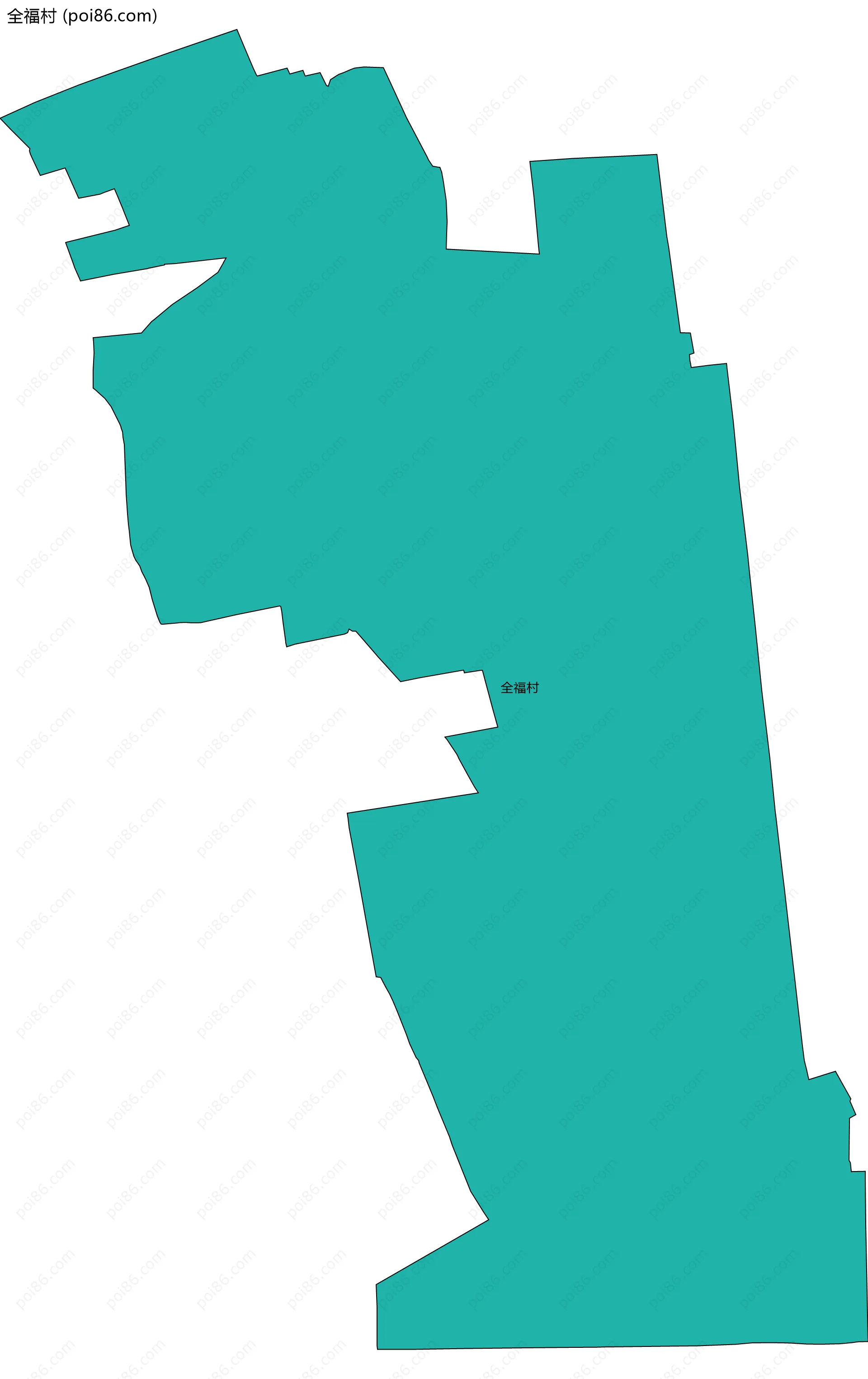 全福村边界地图