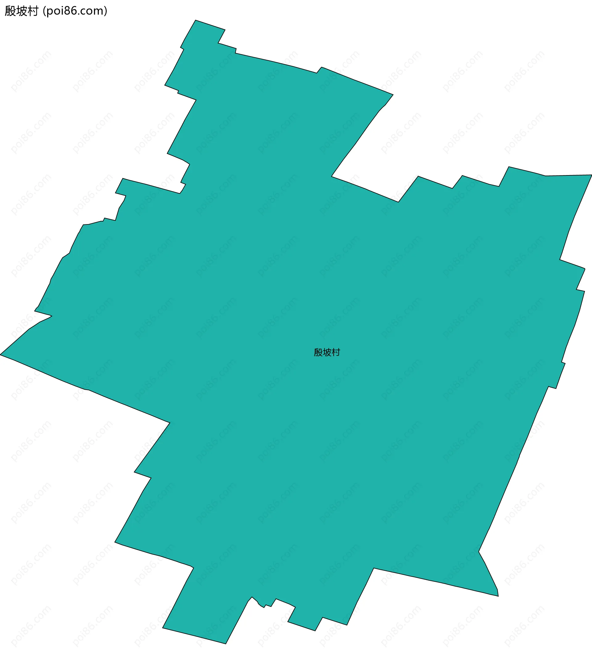 殷坡村边界地图