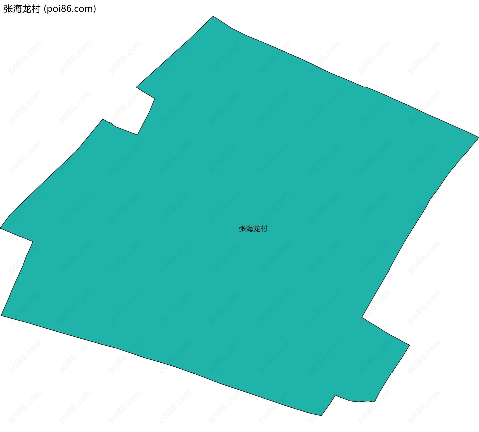 张海龙村边界地图