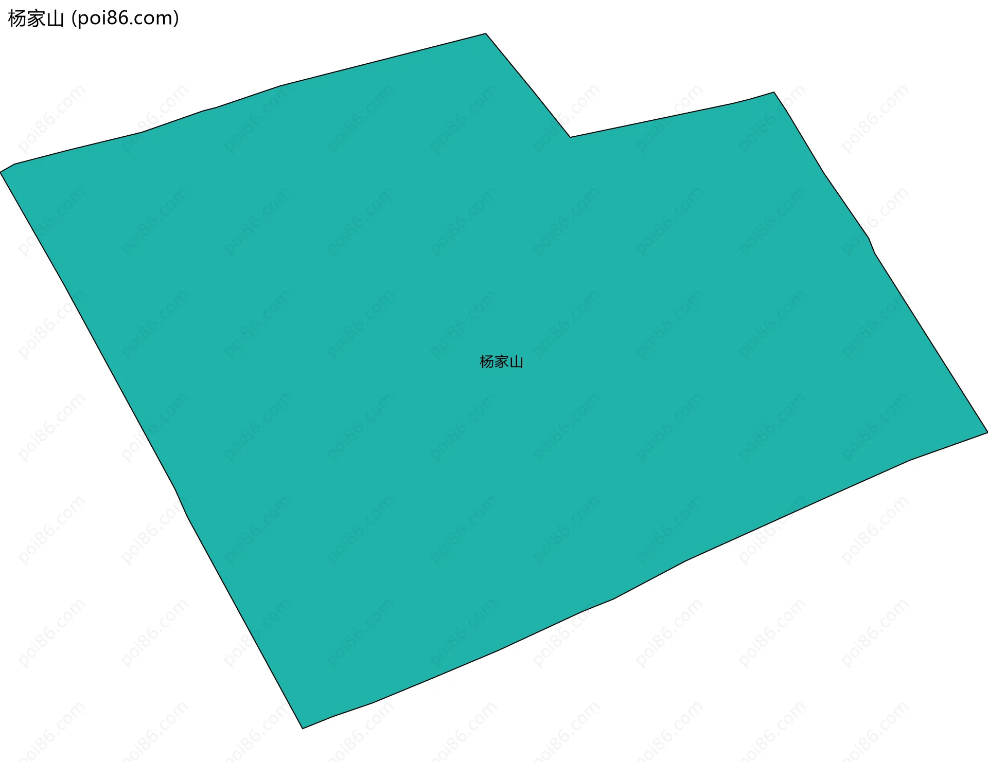 杨家山边界地图