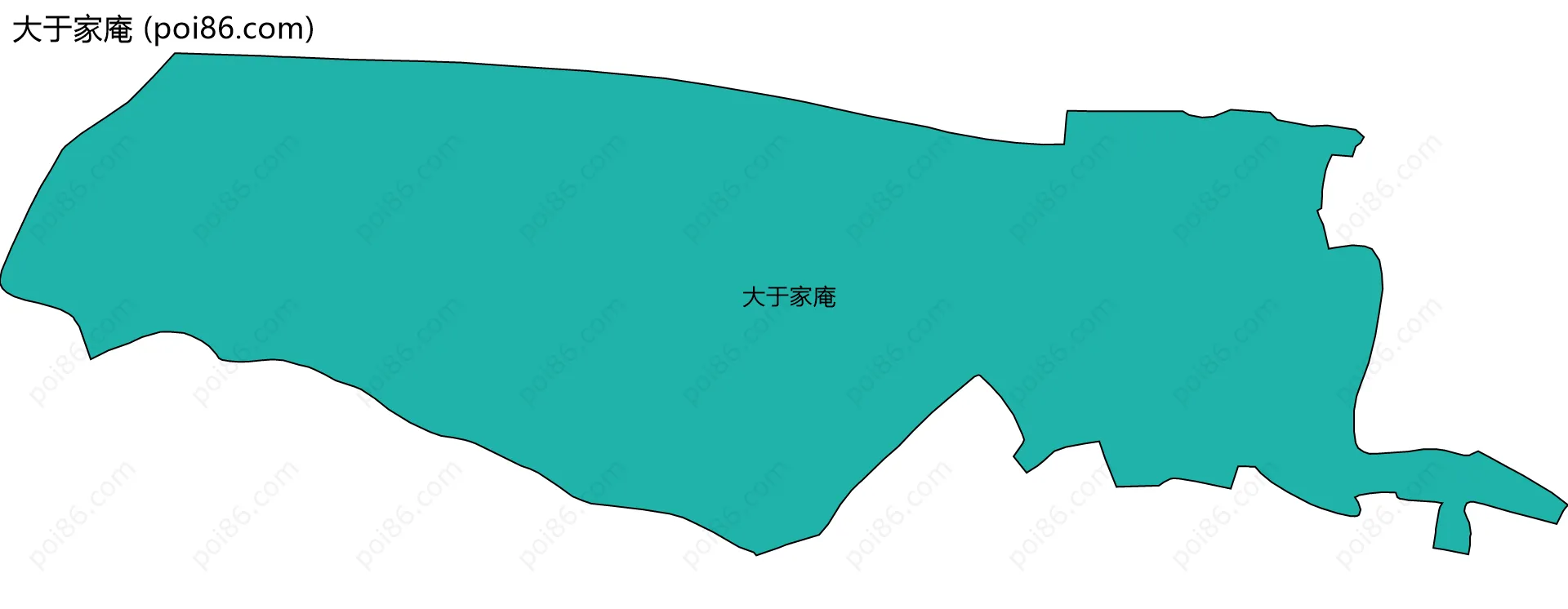 大于家庵边界地图