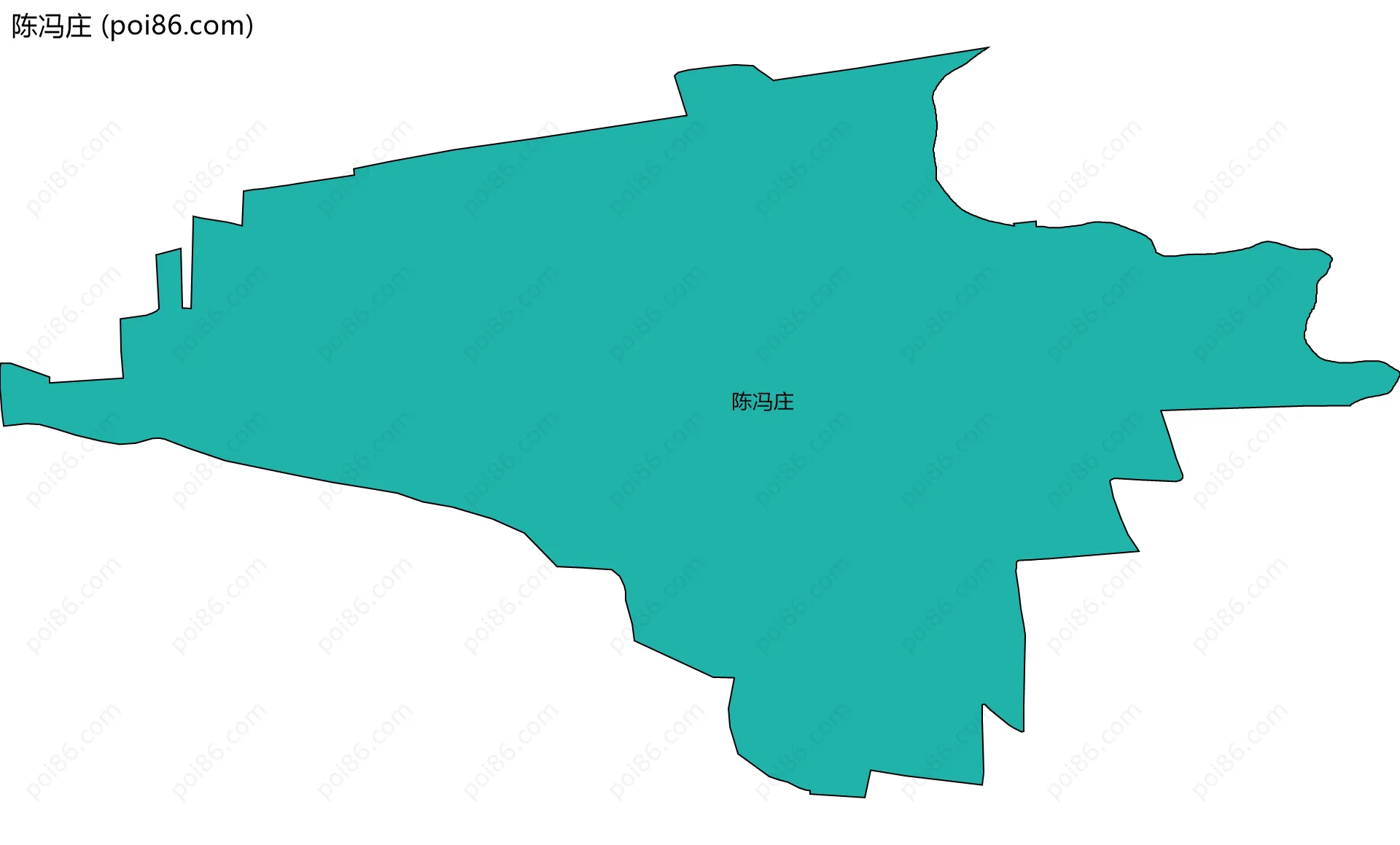 陈冯庄边界地图