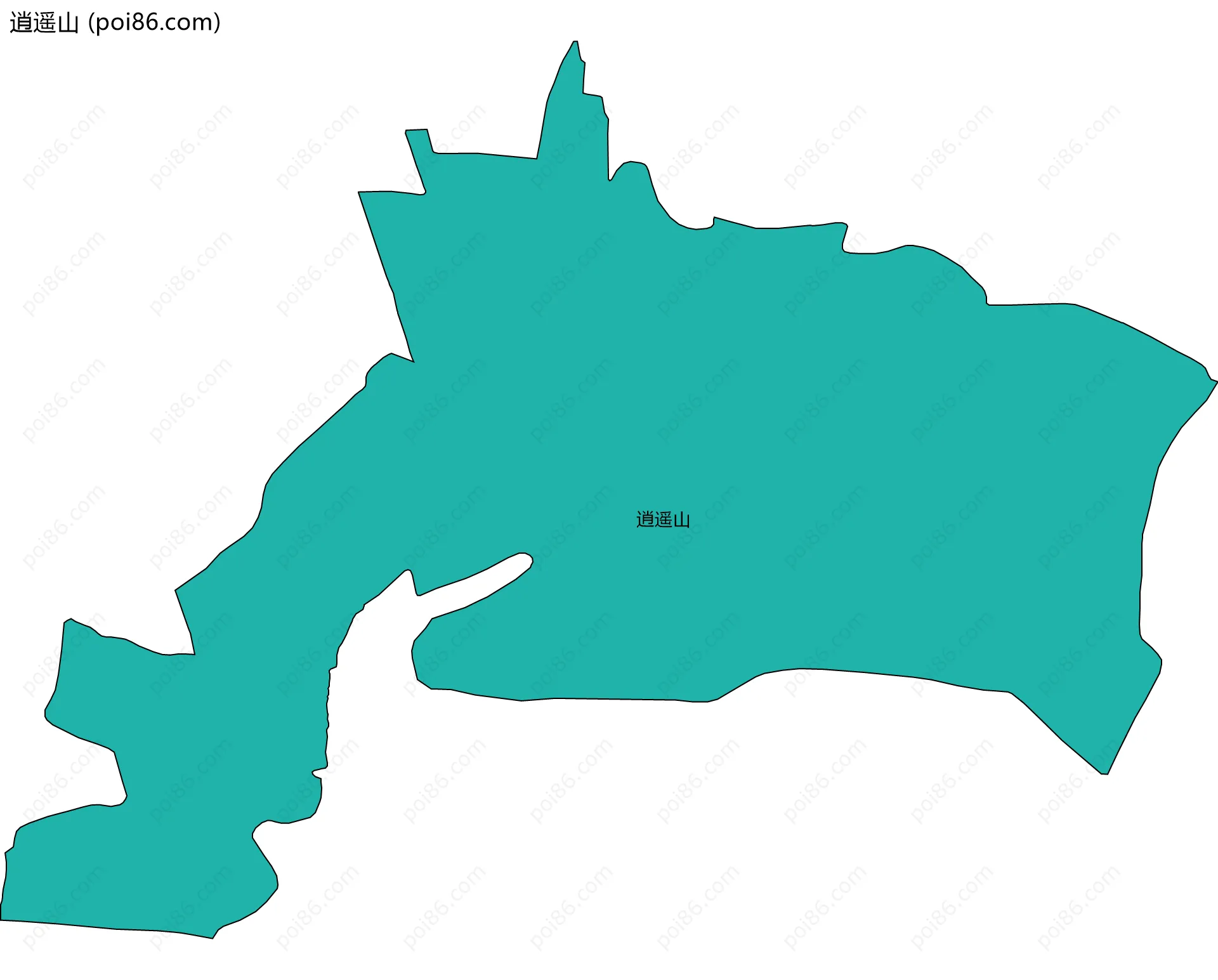 逍遥山边界地图