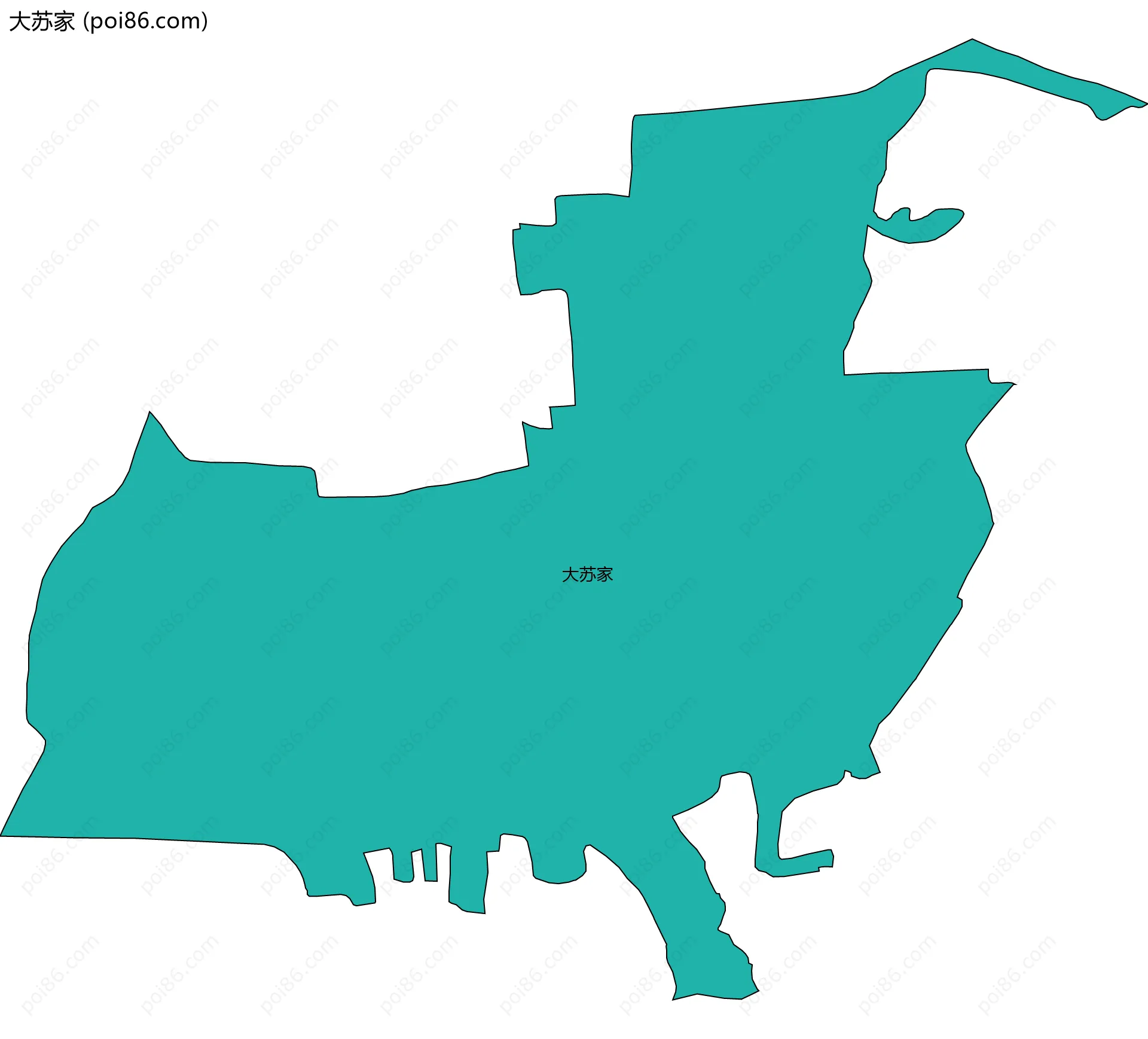大苏家边界地图
