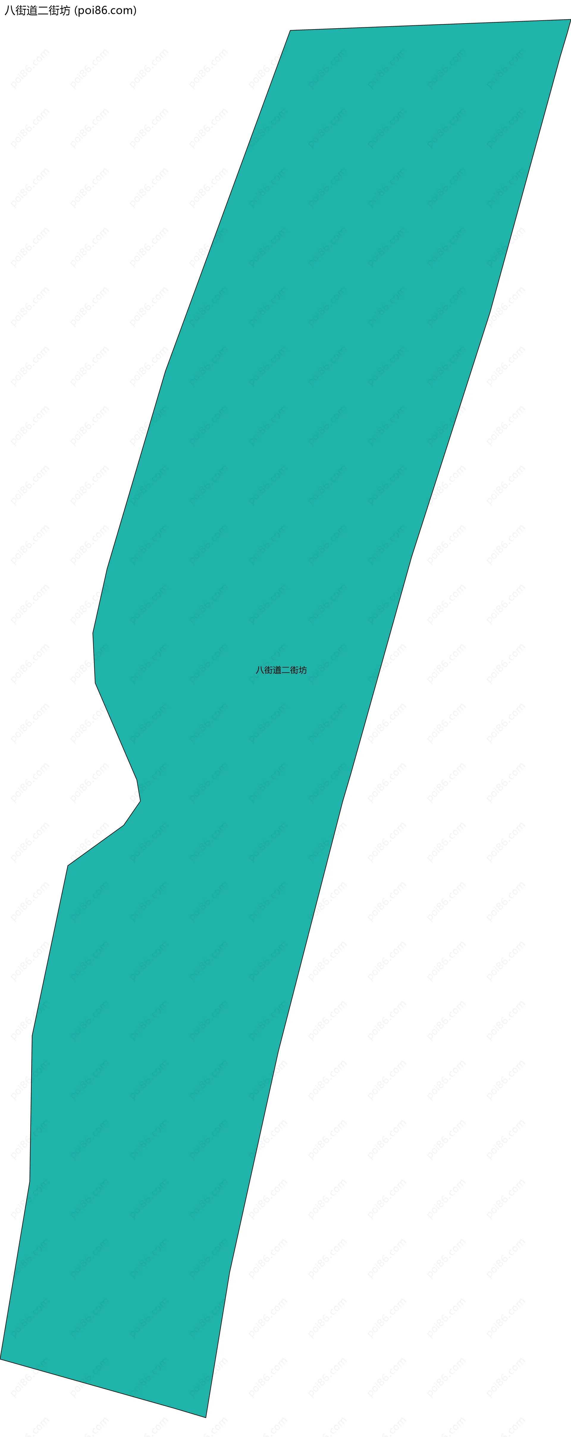 八街道二街坊边界地图