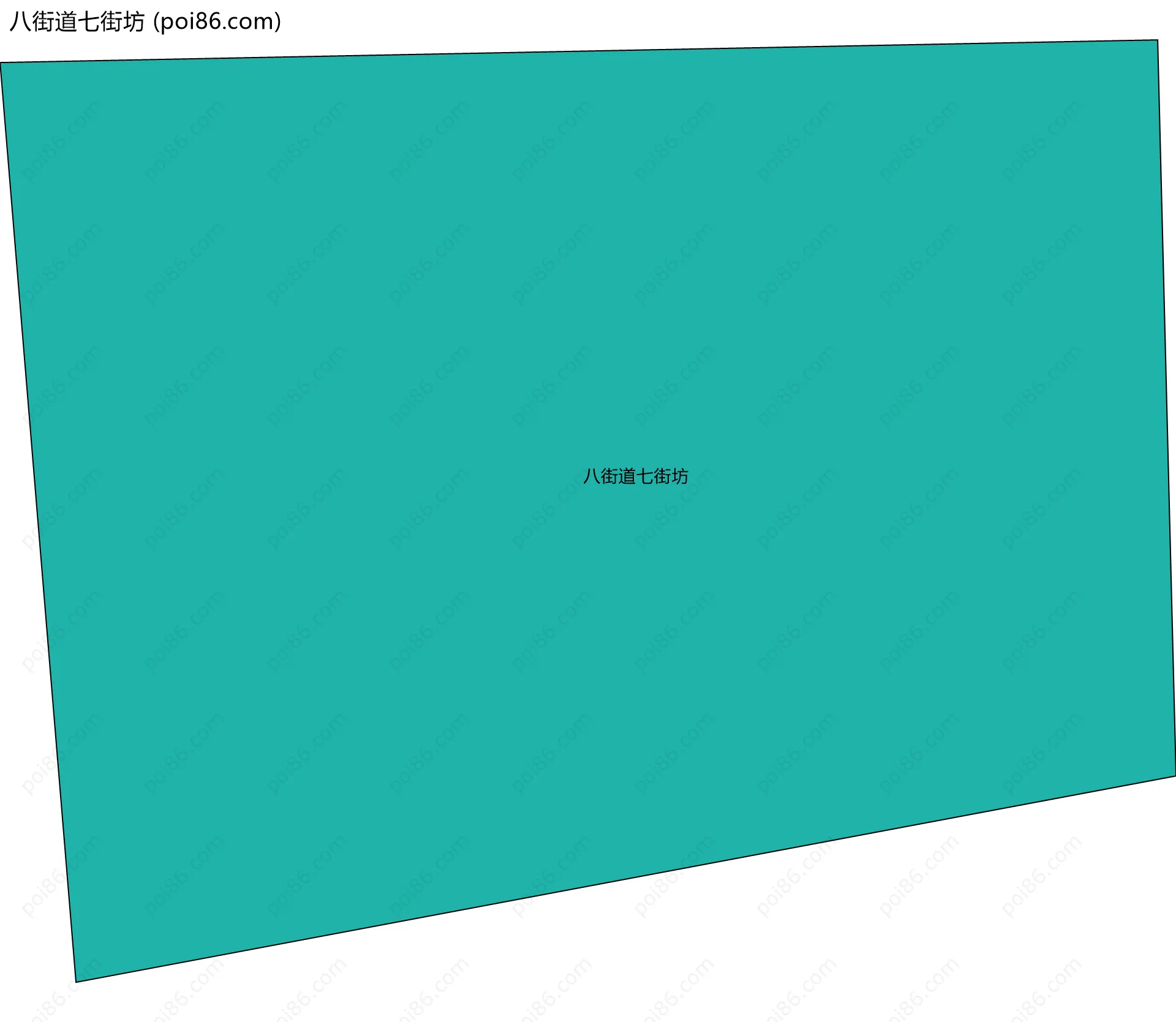 八街道七街坊边界地图