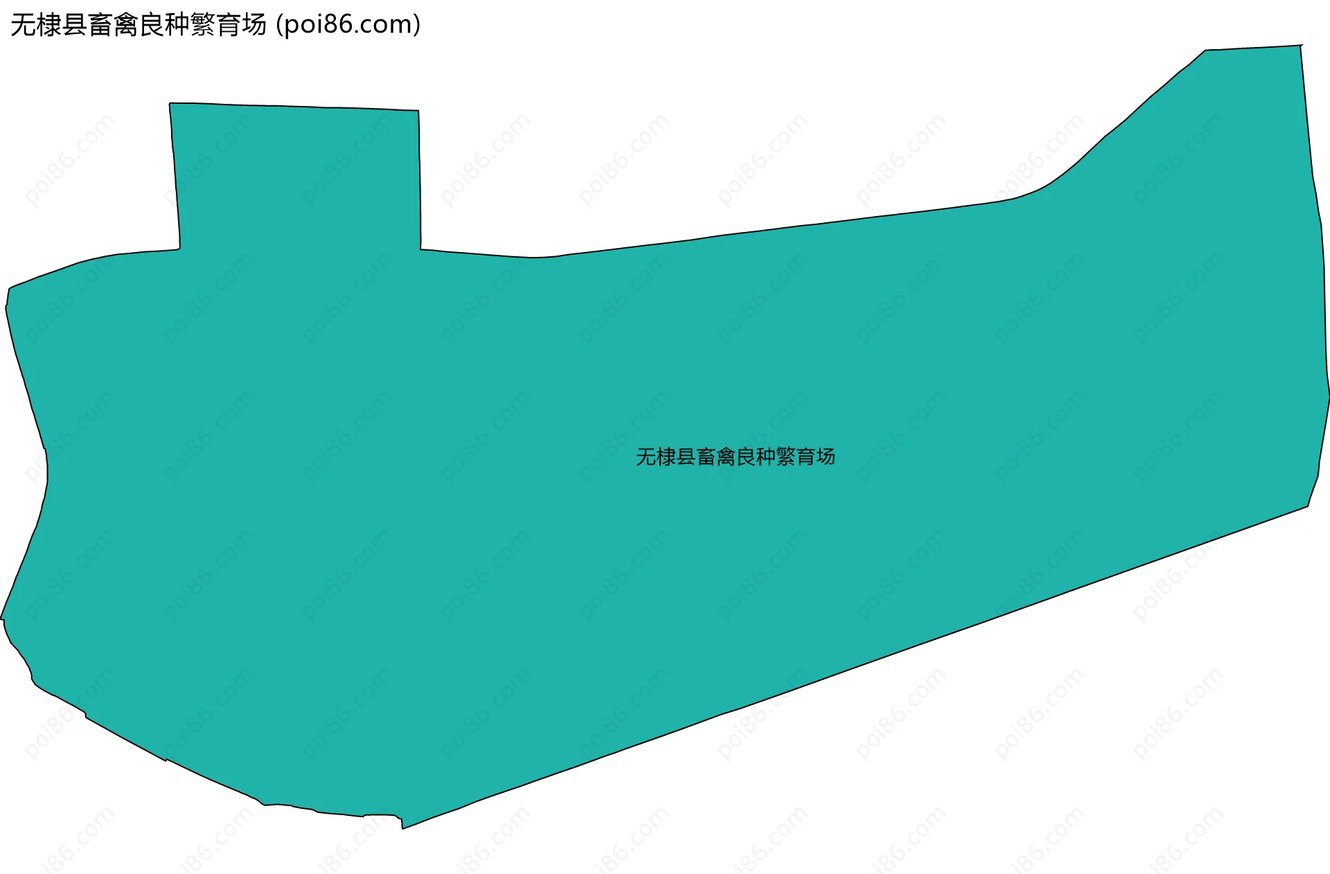 无棣县畜禽良种繁育场边界地图