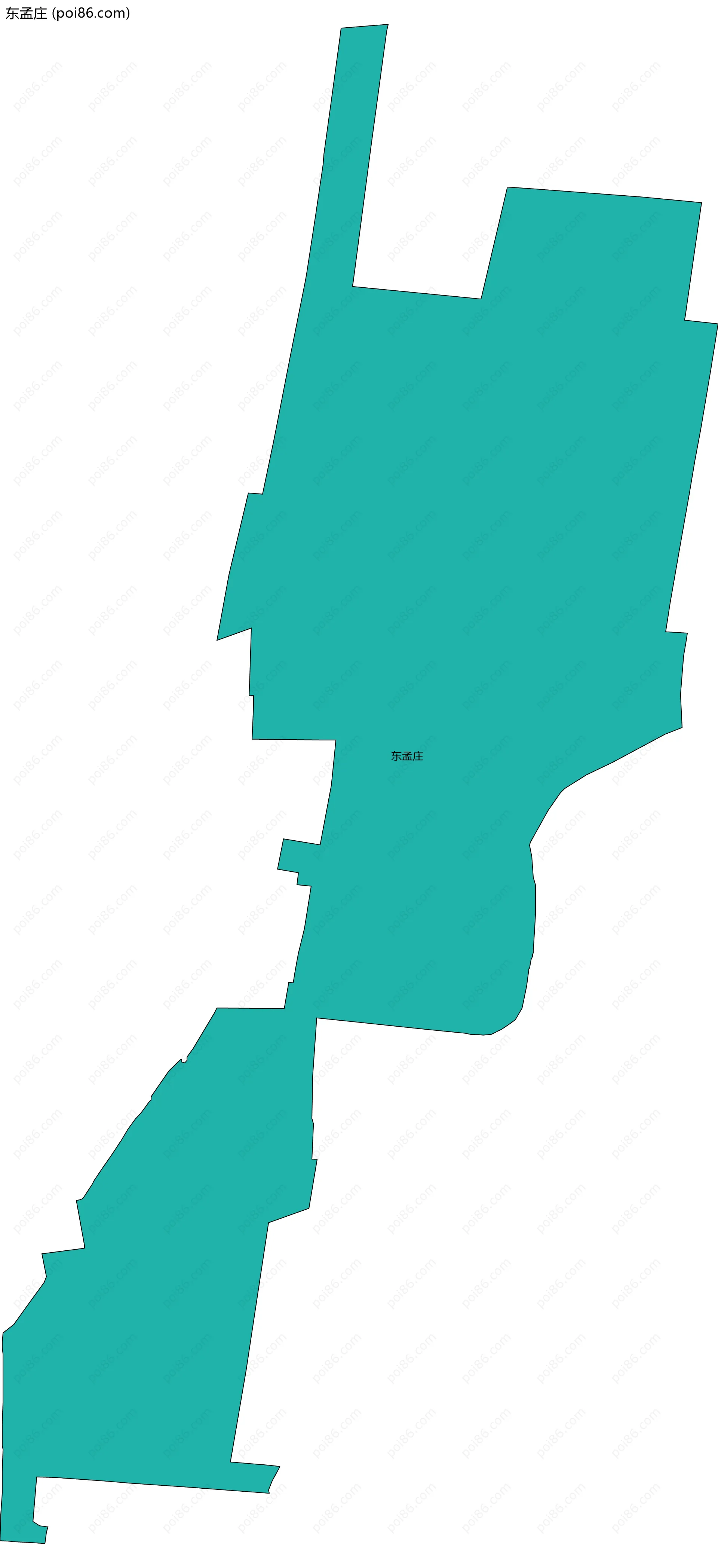 东孟庄边界地图