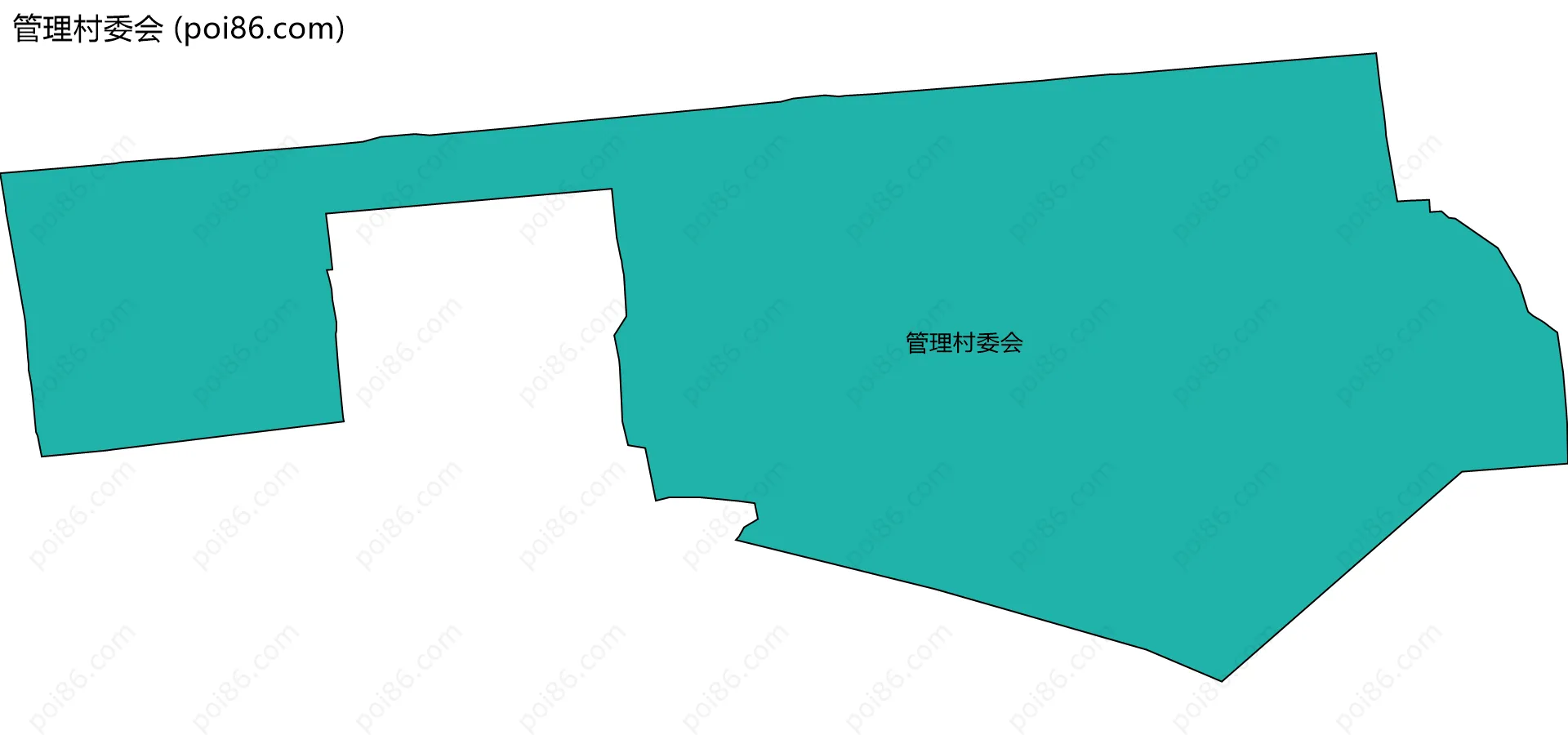 管理村委会边界地图