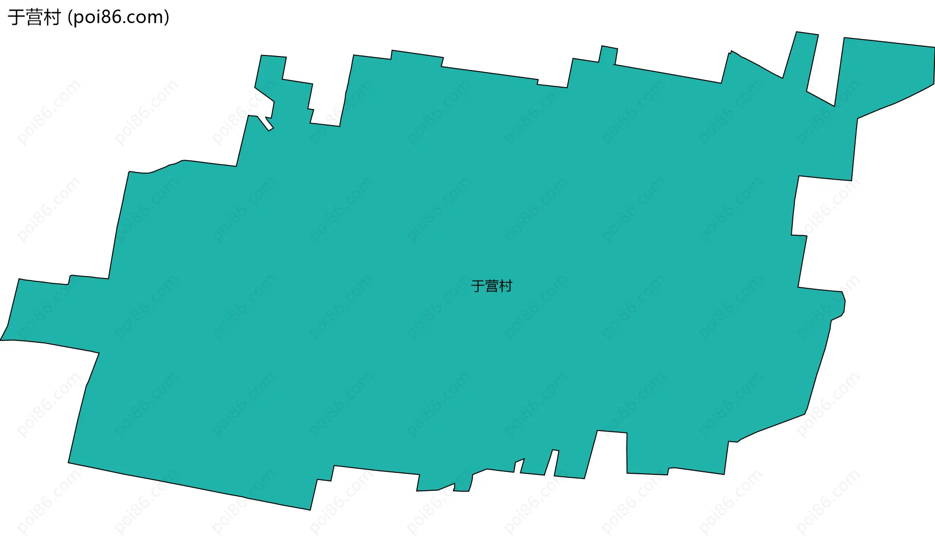 于营村边界地图