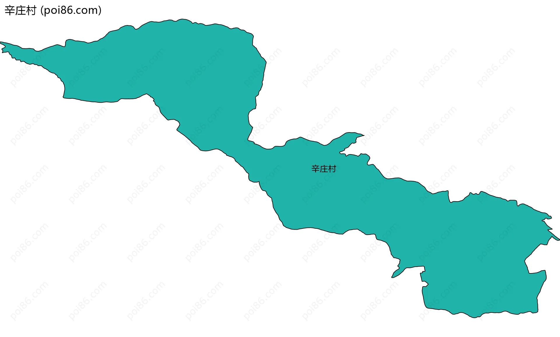 辛庄村边界地图