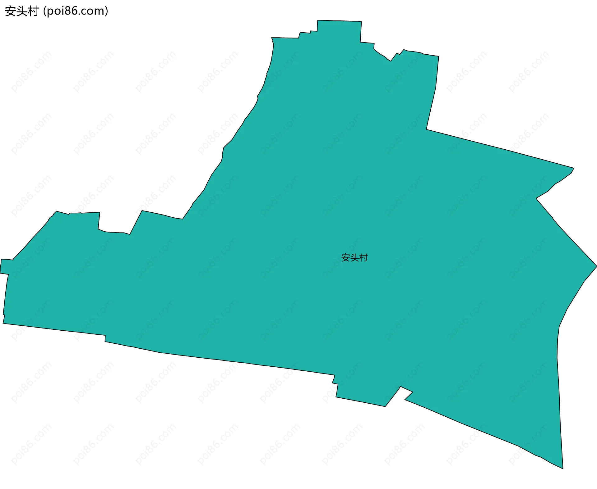 安头村边界地图