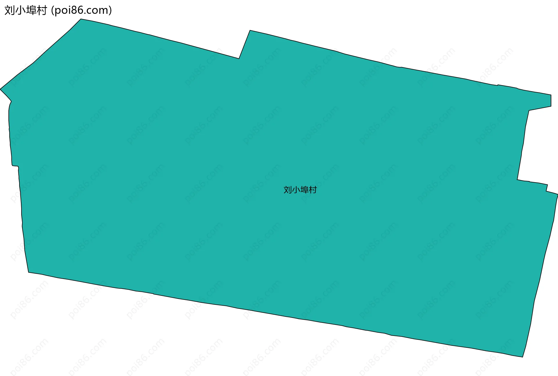 刘小埠村边界地图