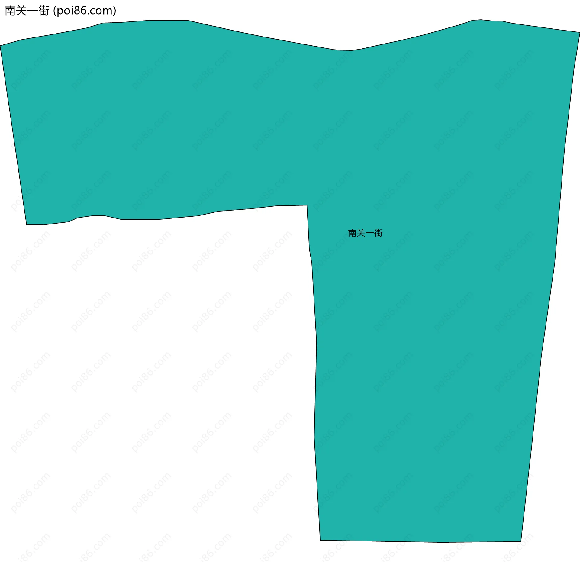 南关一街边界地图