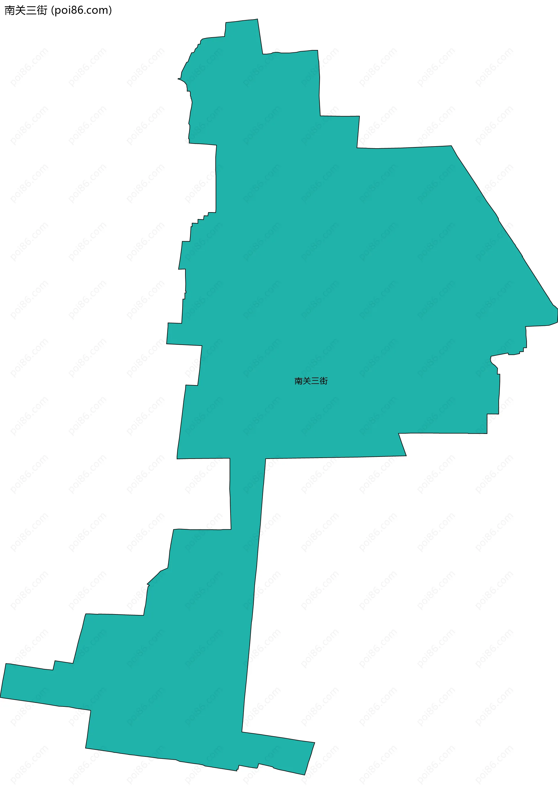 南关三街边界地图
