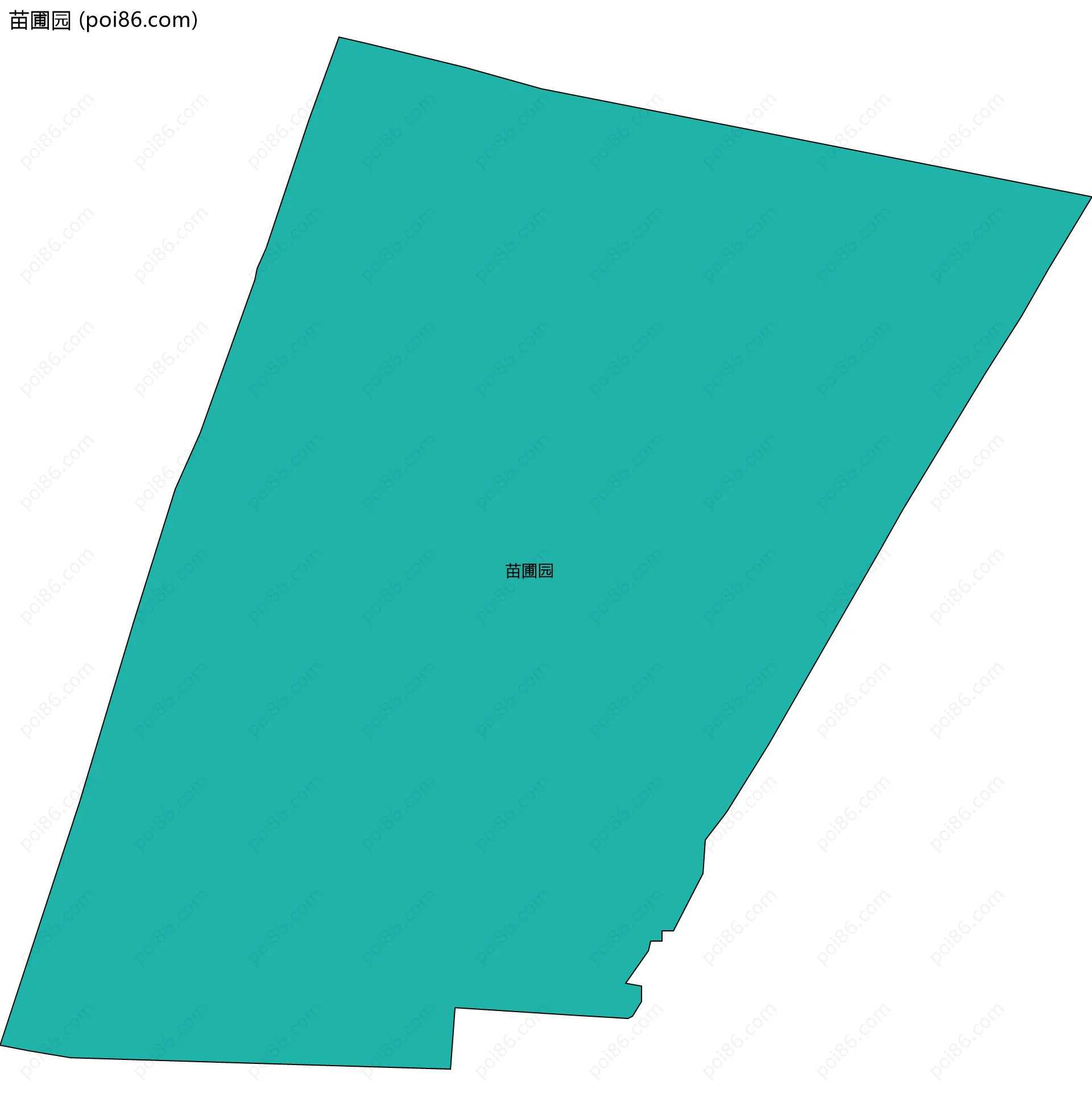 苗圃园边界地图