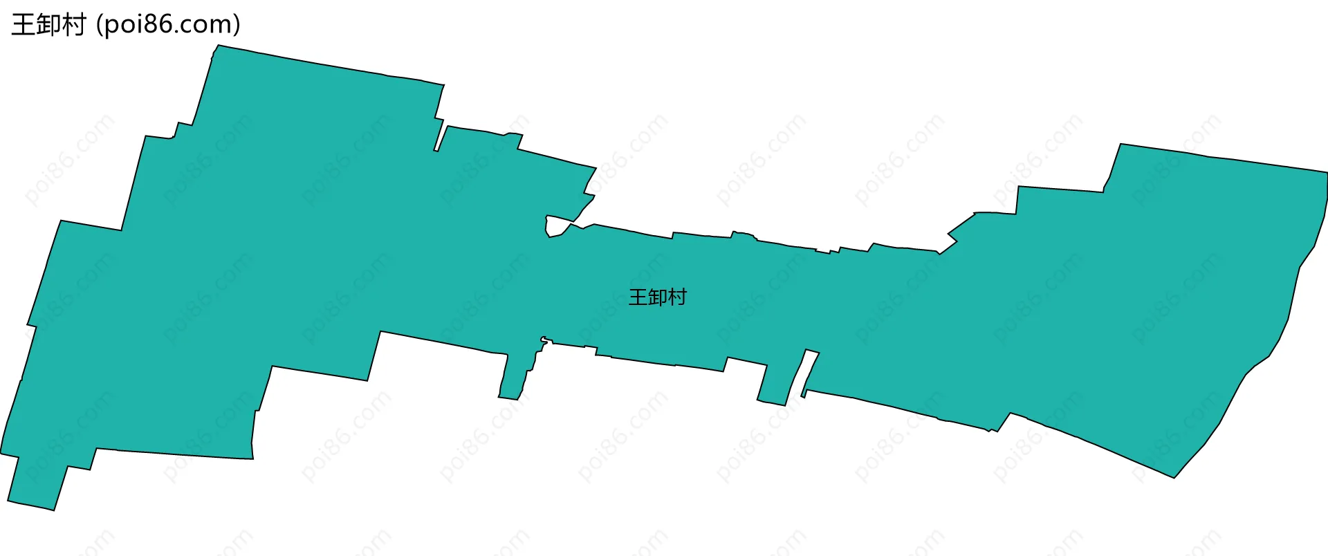 王卸村边界地图