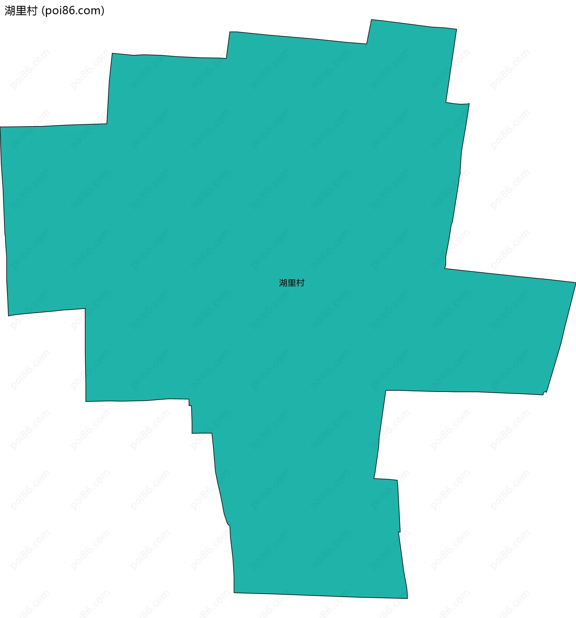 湖里村边界地图