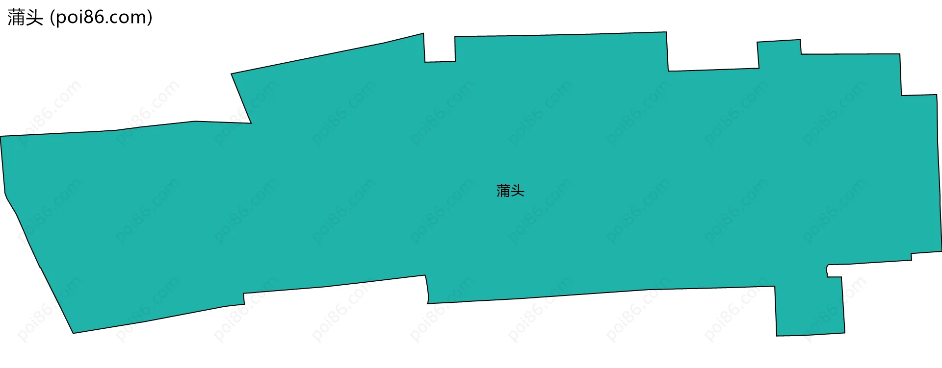 蒲头边界地图