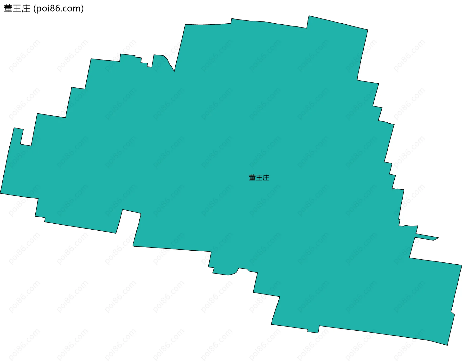 董王庄边界地图