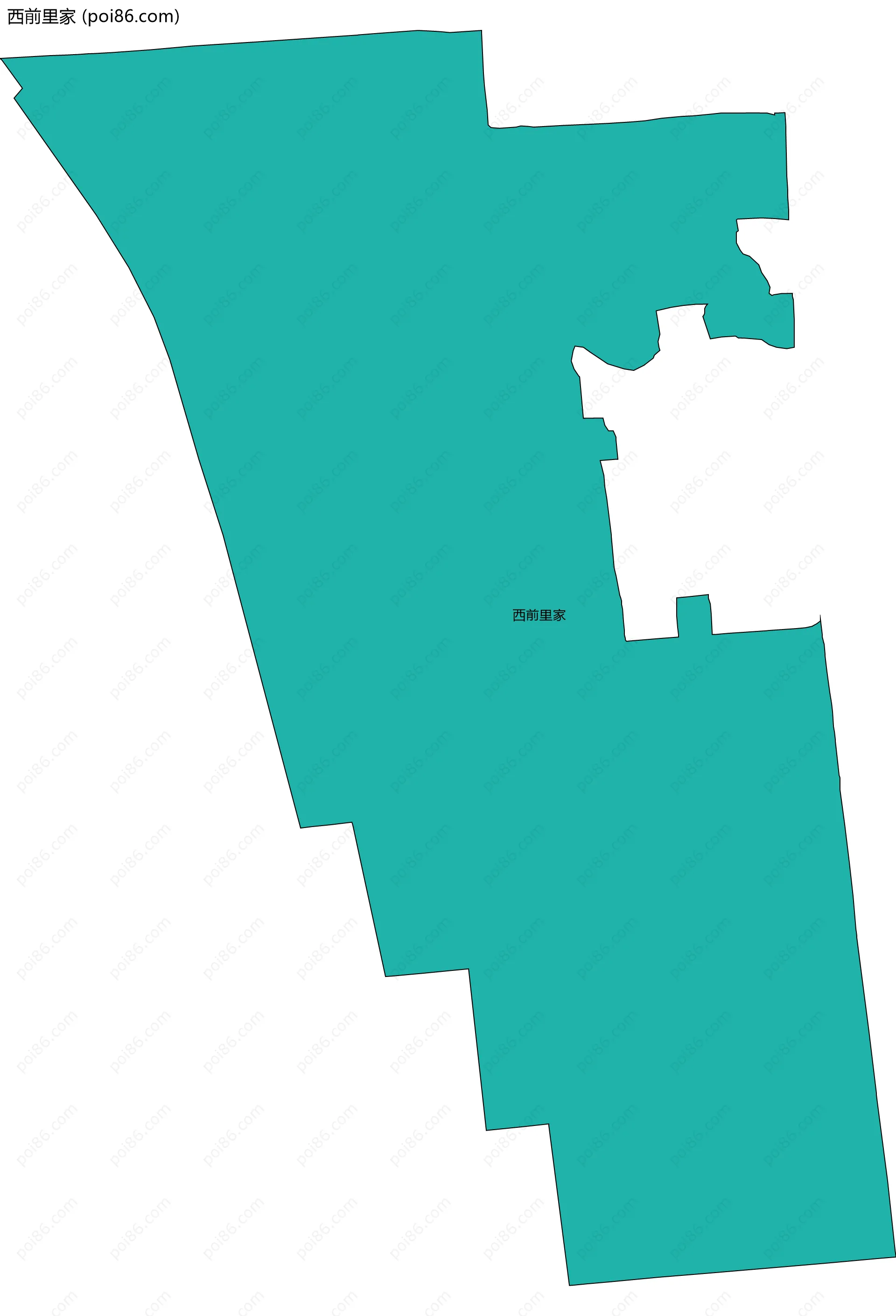 西前里家边界地图