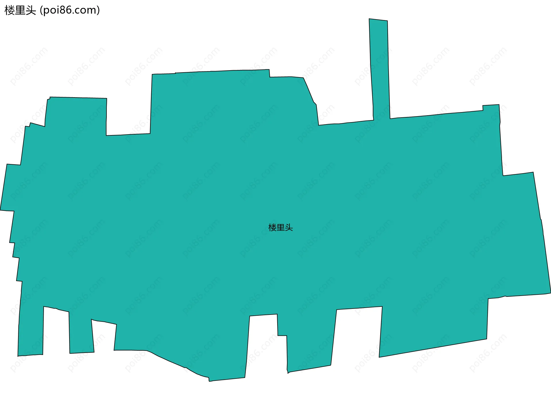 楼里头边界地图