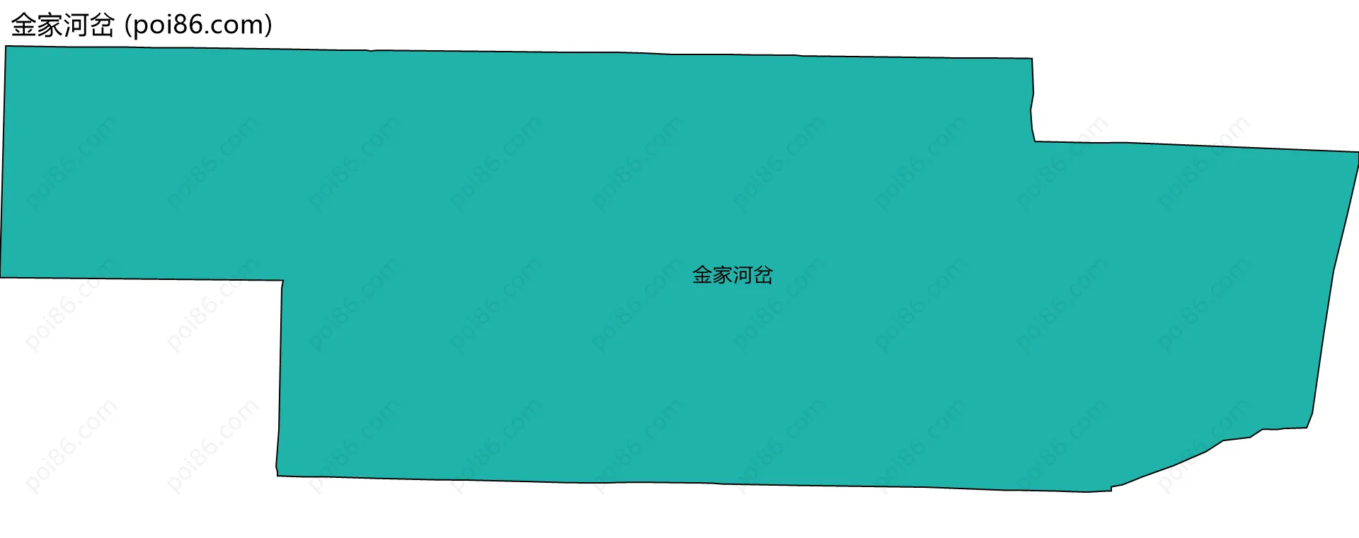 金家河岔边界地图