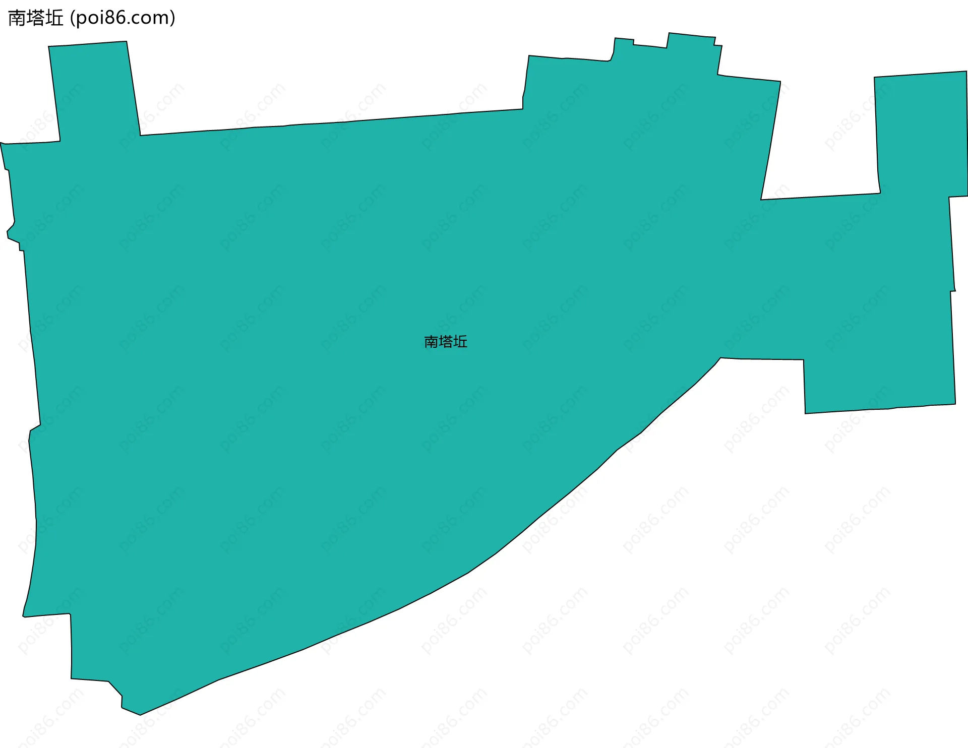 南塔坵边界地图