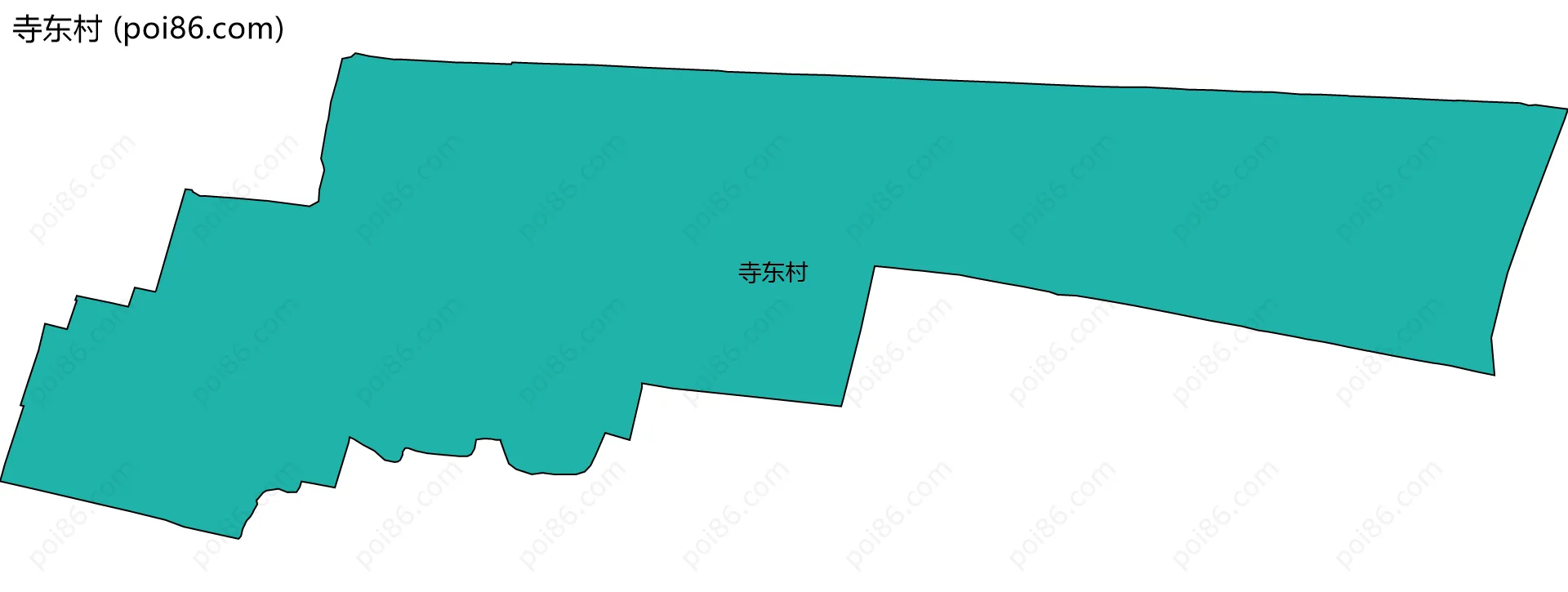 寺东村边界地图