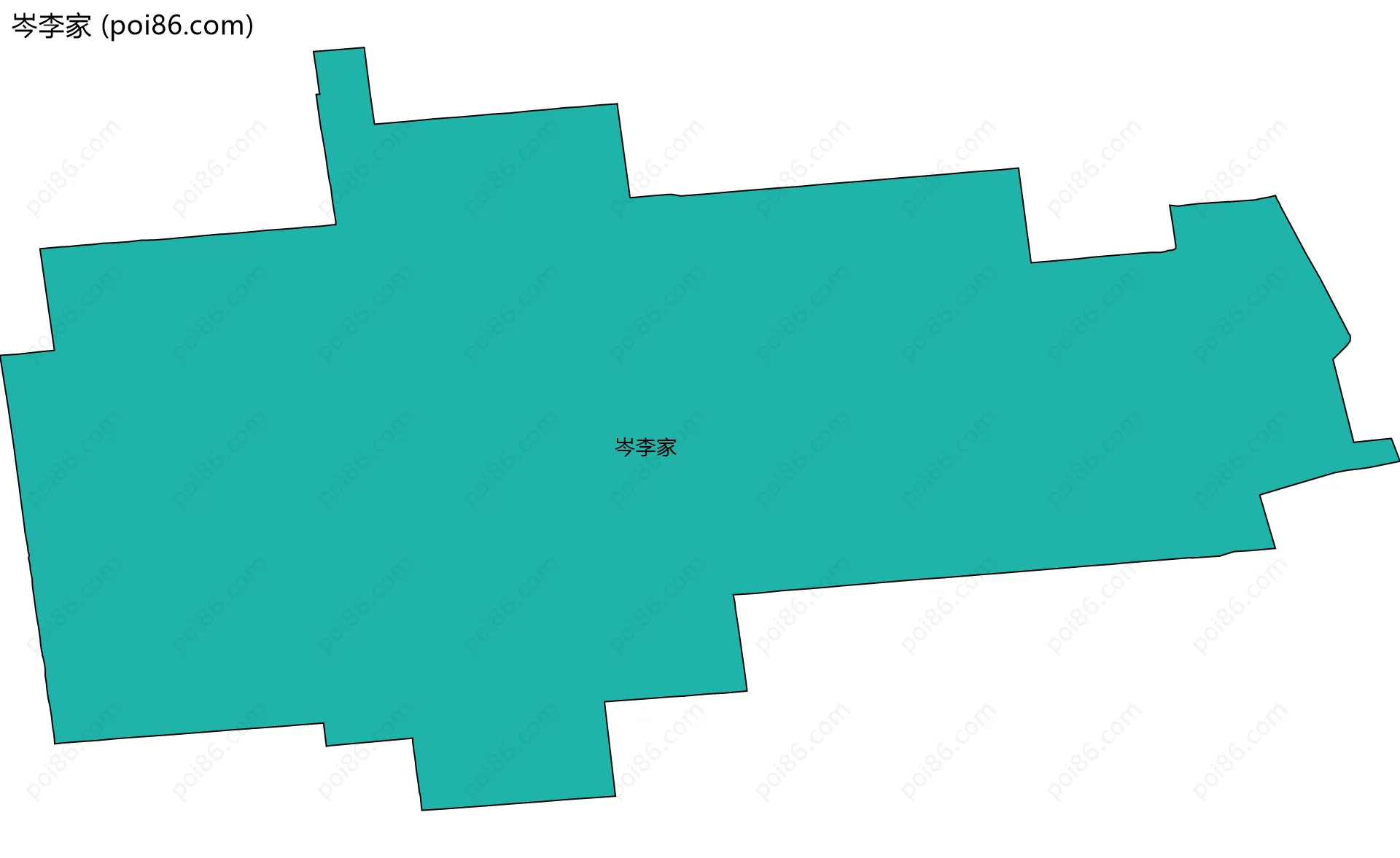 岑李家边界地图