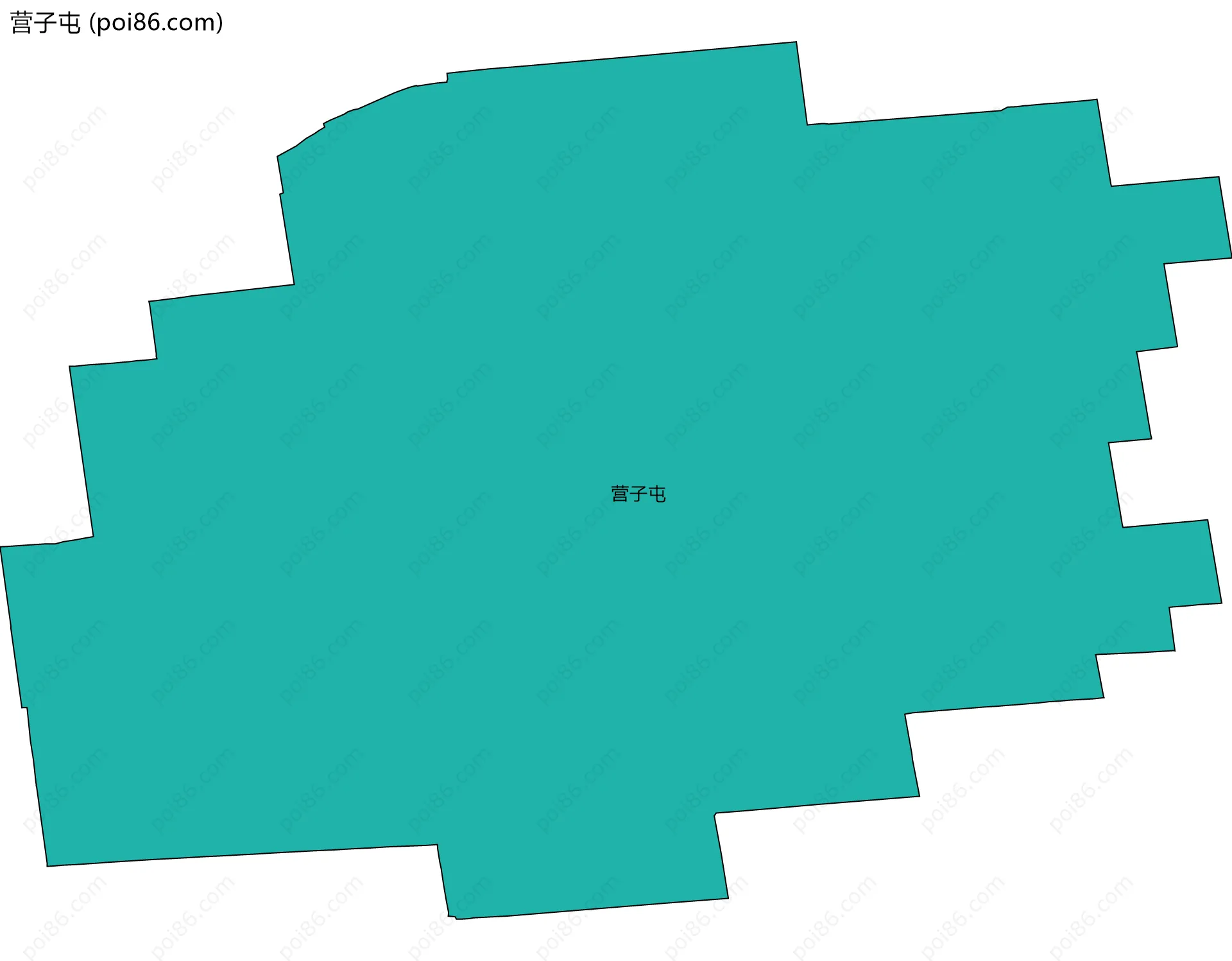 营子屯边界地图
