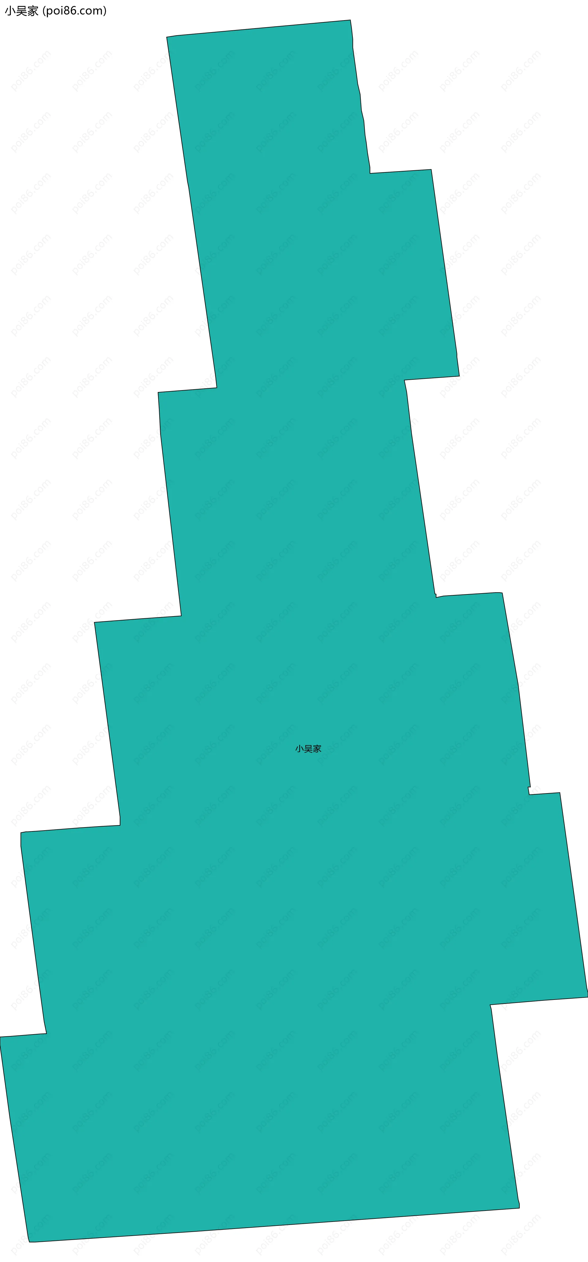 小吴家边界地图