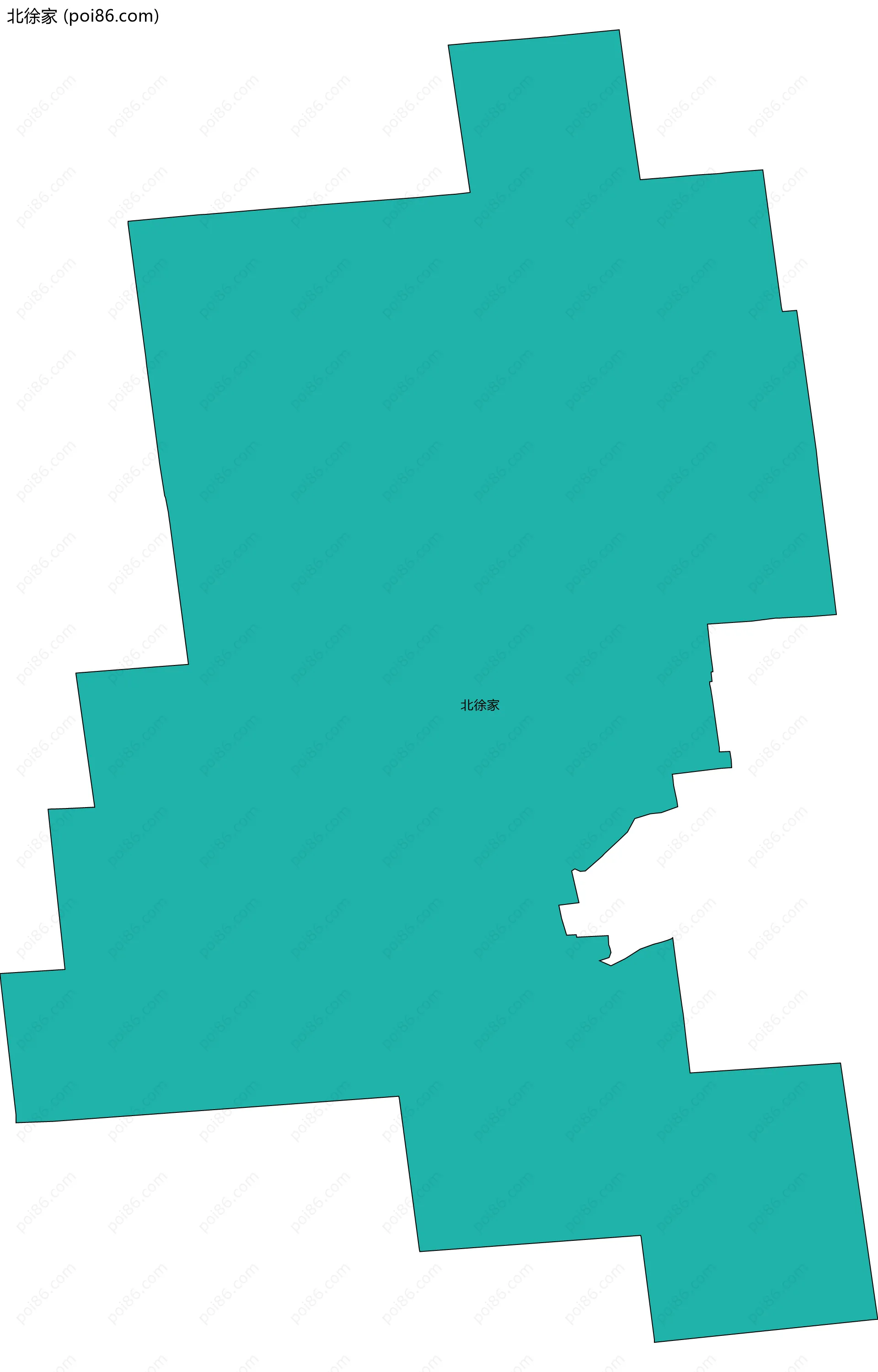 北徐家边界地图