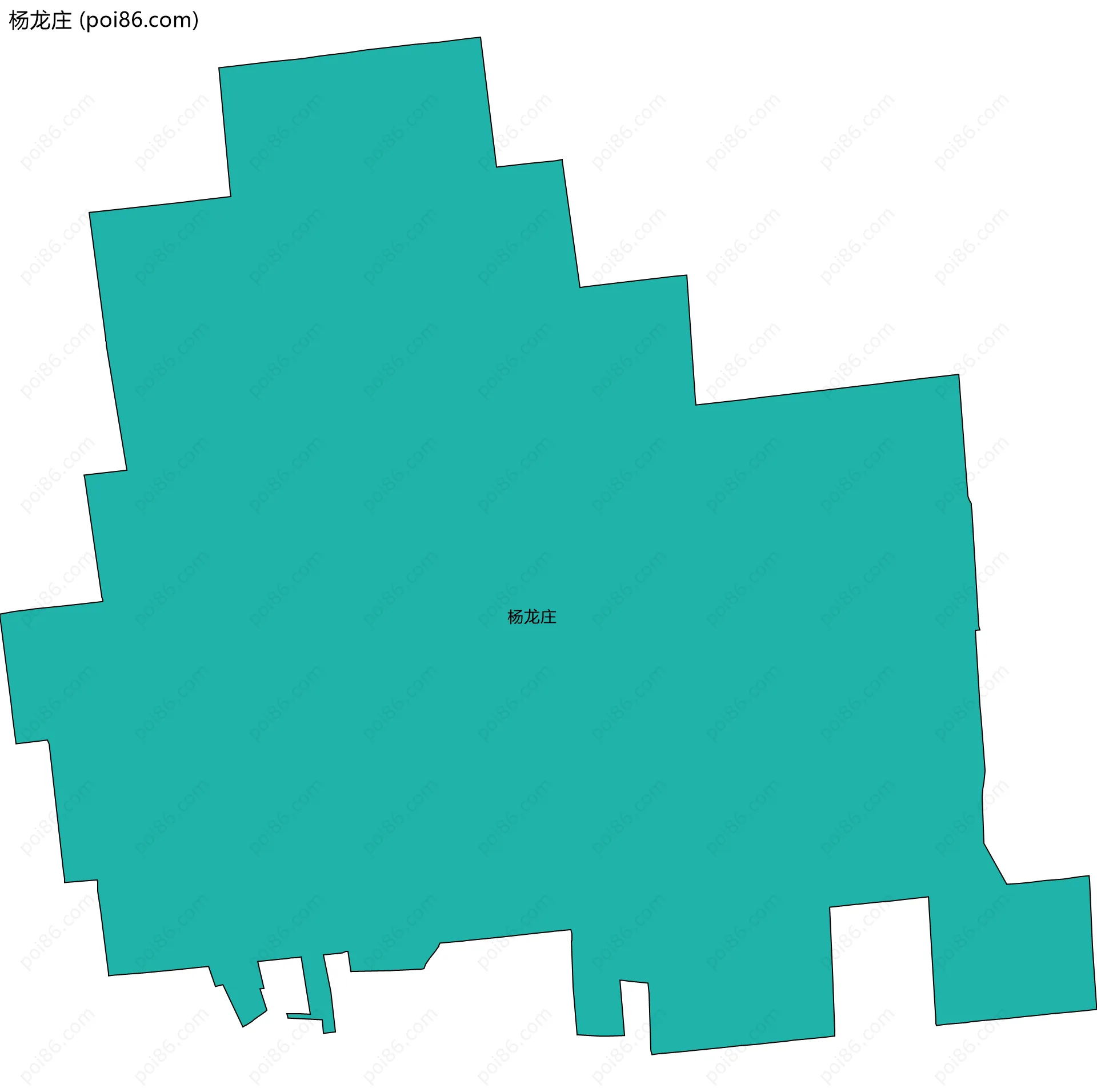 杨龙庄边界地图