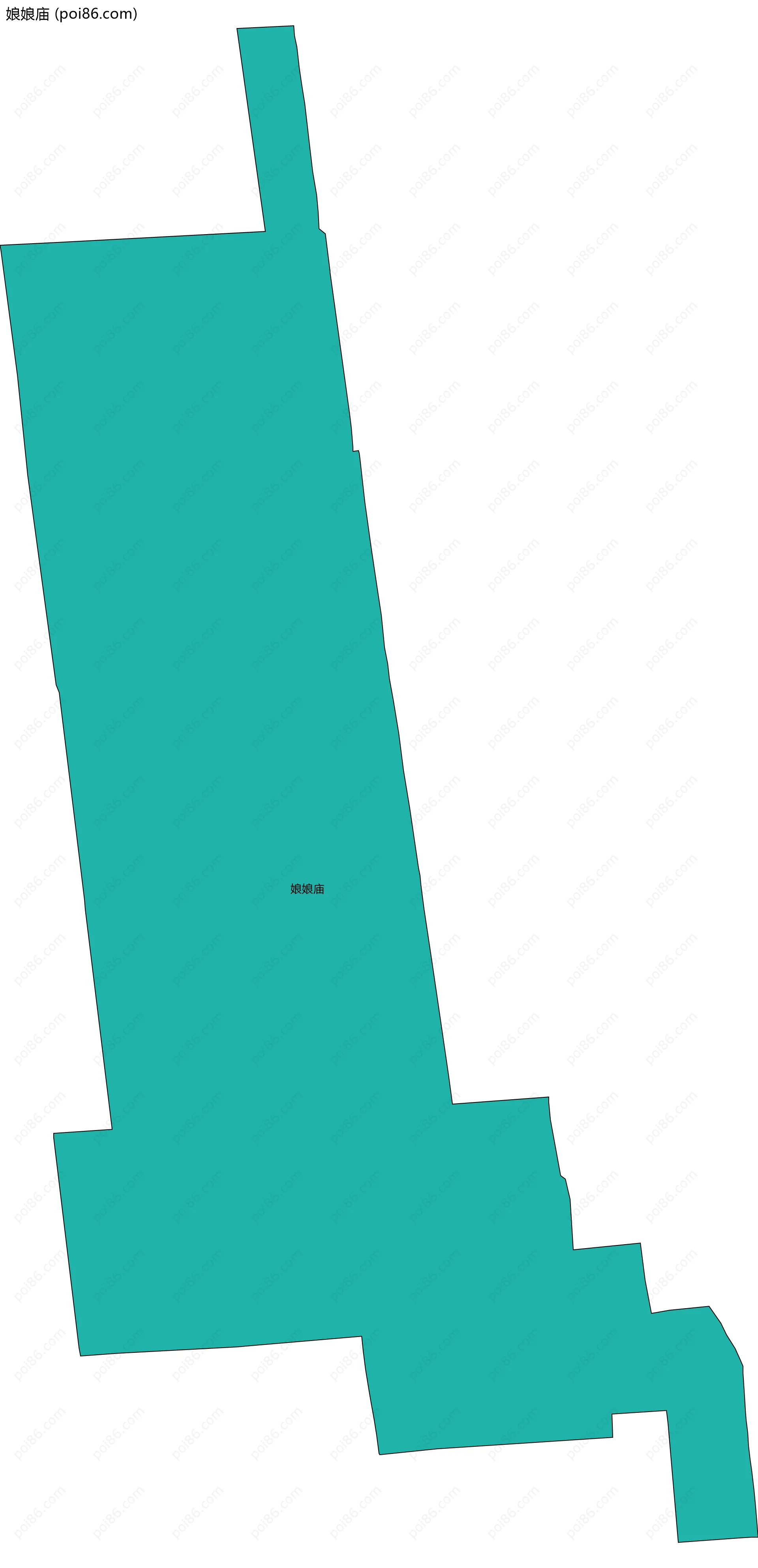 娘娘庙边界地图