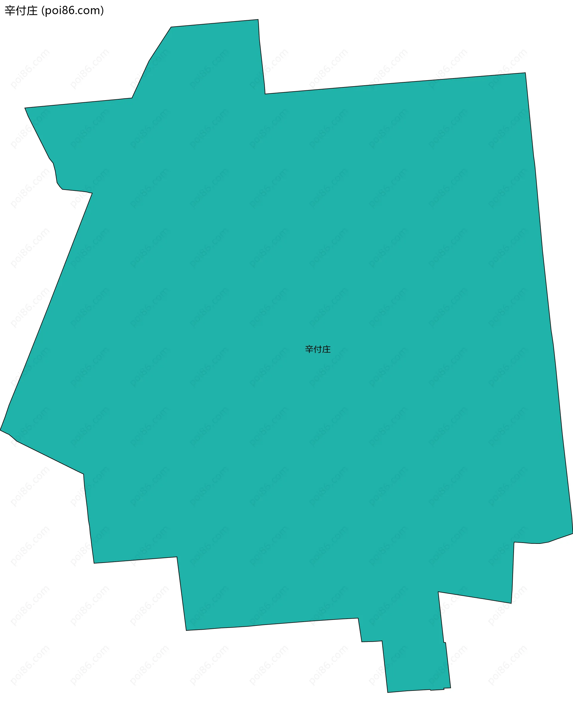 辛付庄边界地图