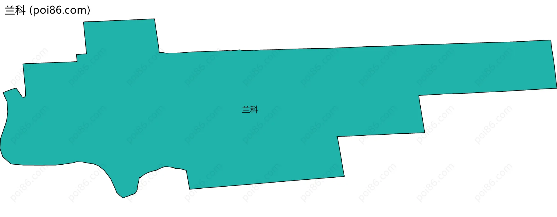 兰科边界地图