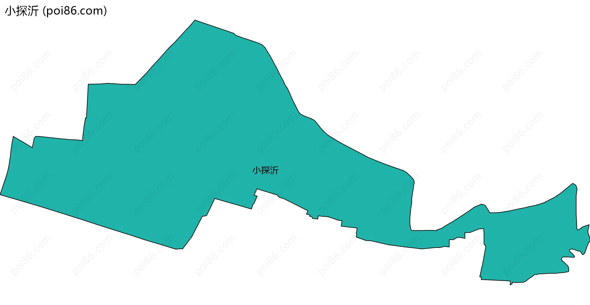 小探沂边界地图