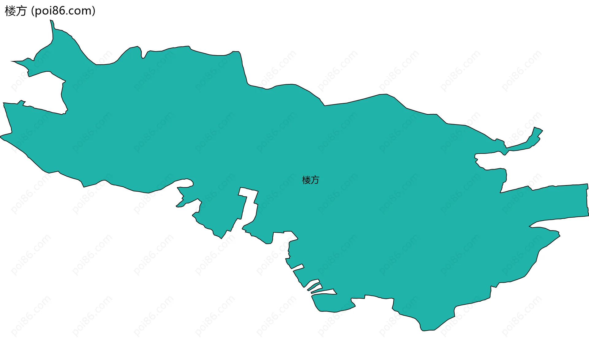 楼方边界地图