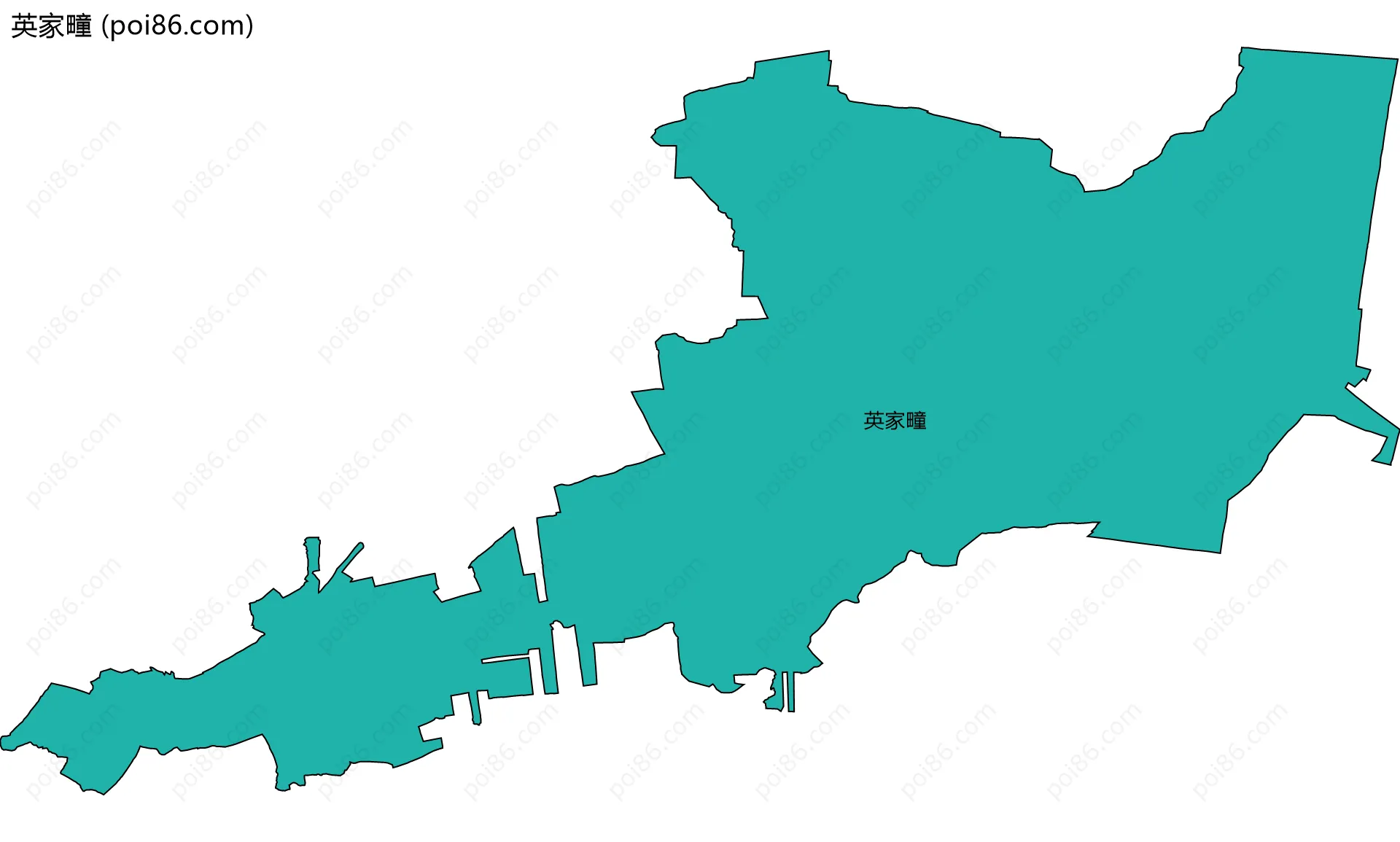 英家疃边界地图