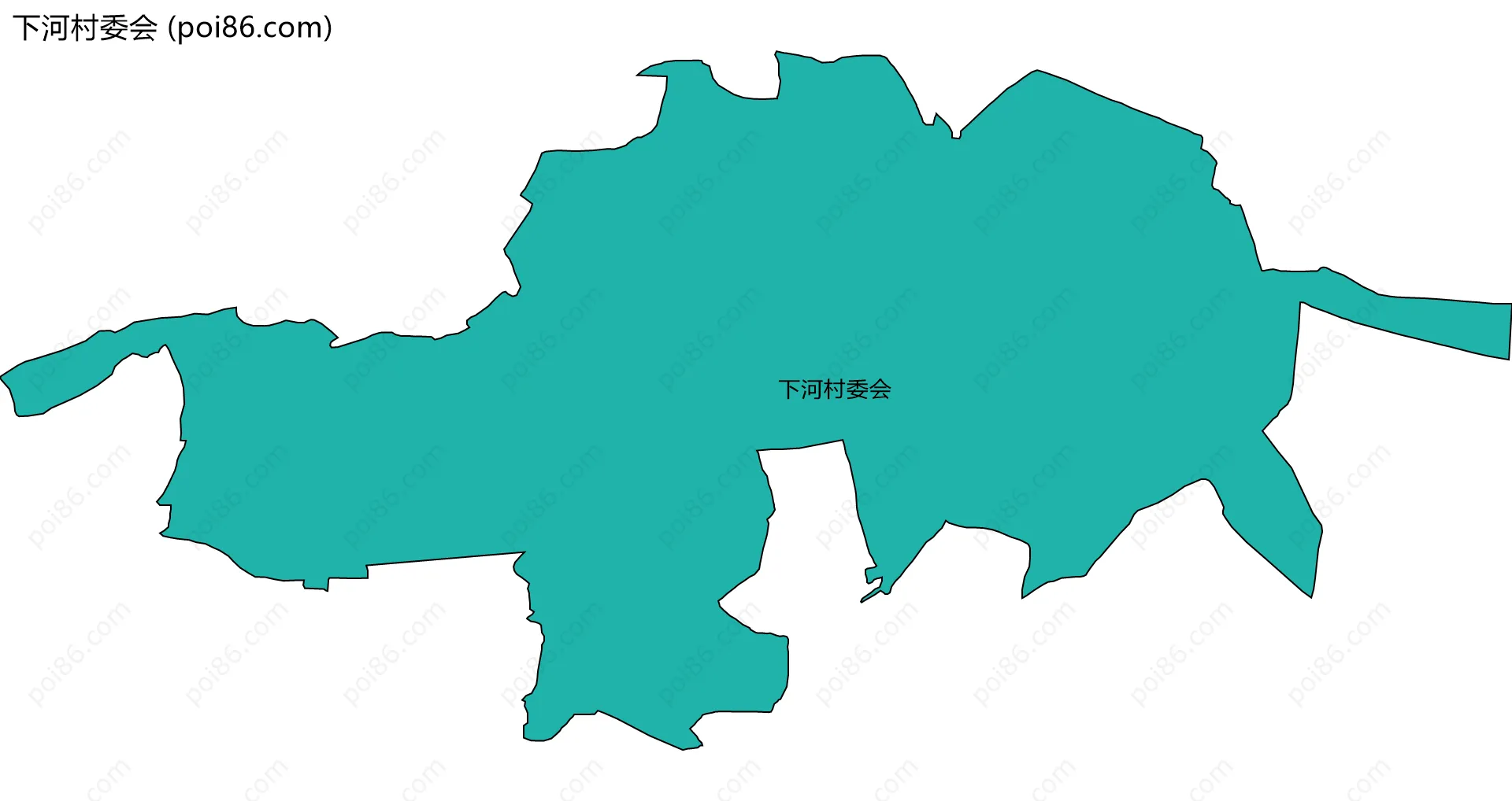 下河村委会边界地图