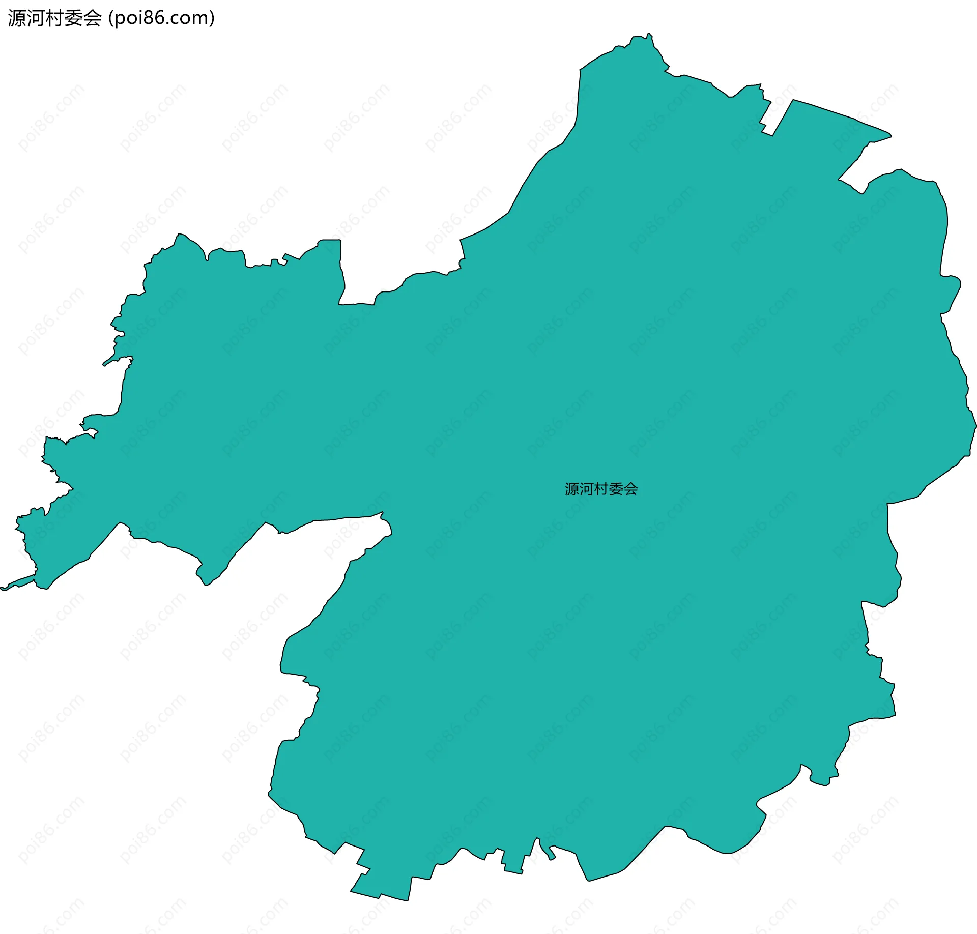 源河村委会边界地图