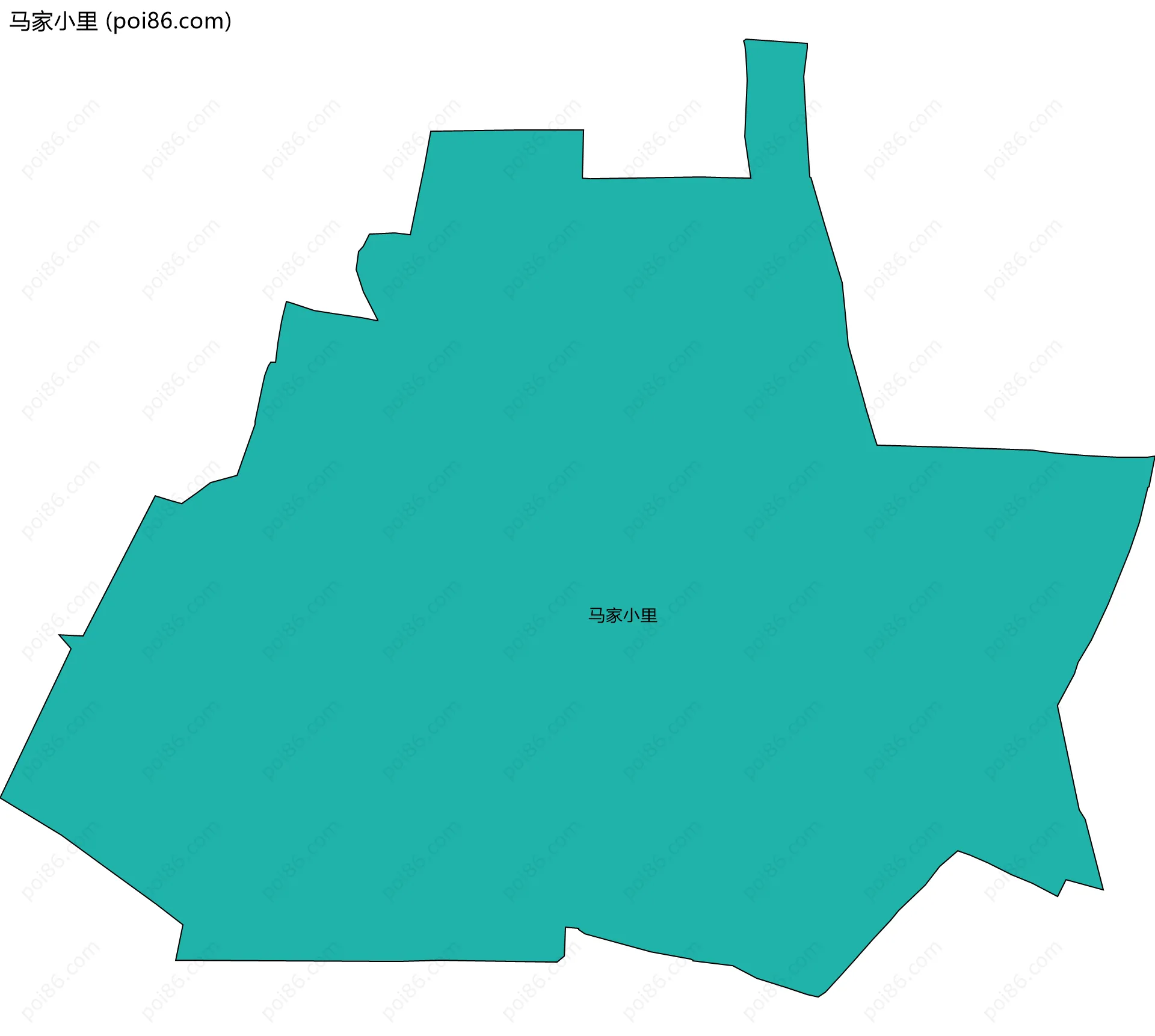 马家小里边界地图