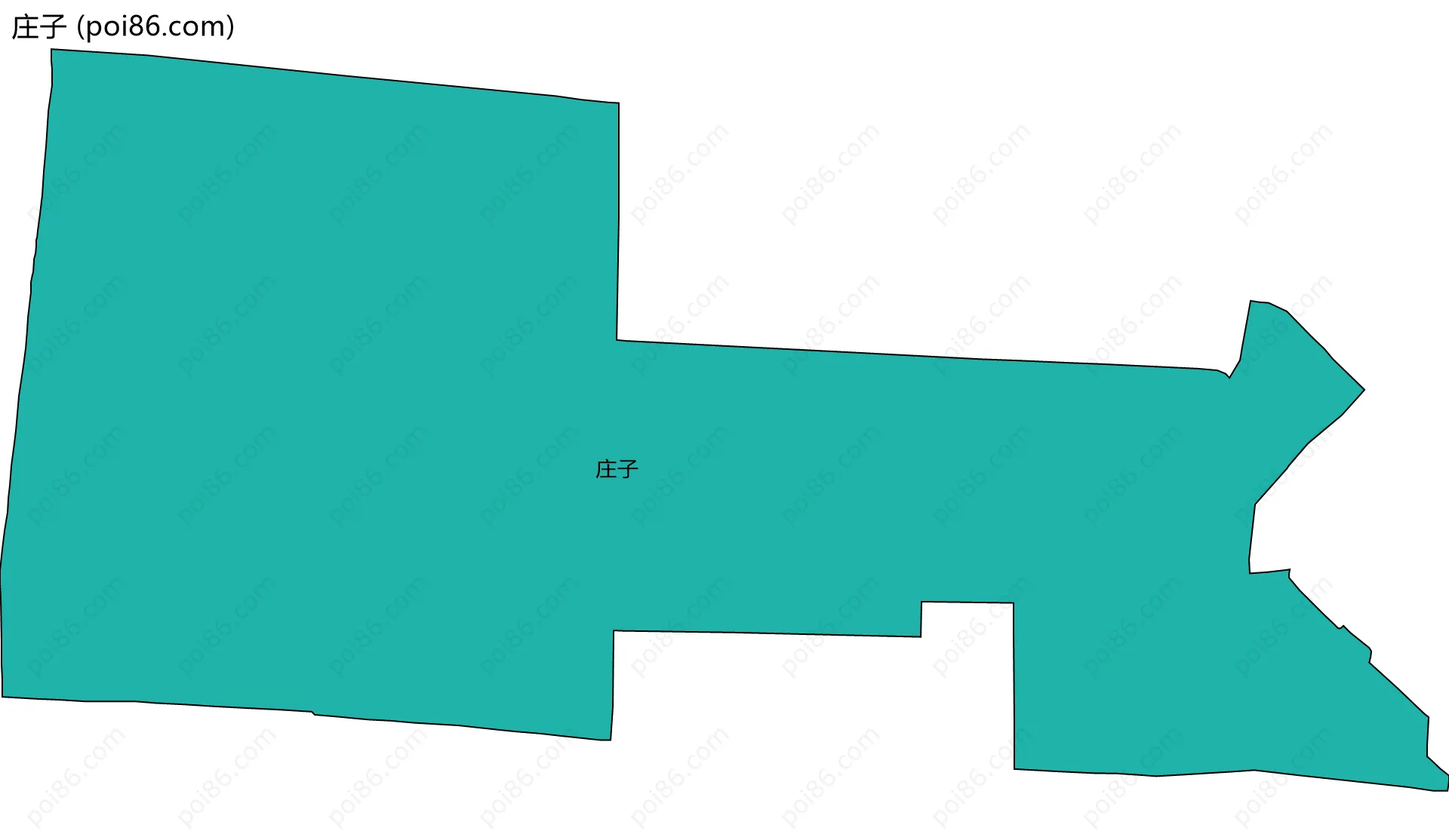 庄子边界地图