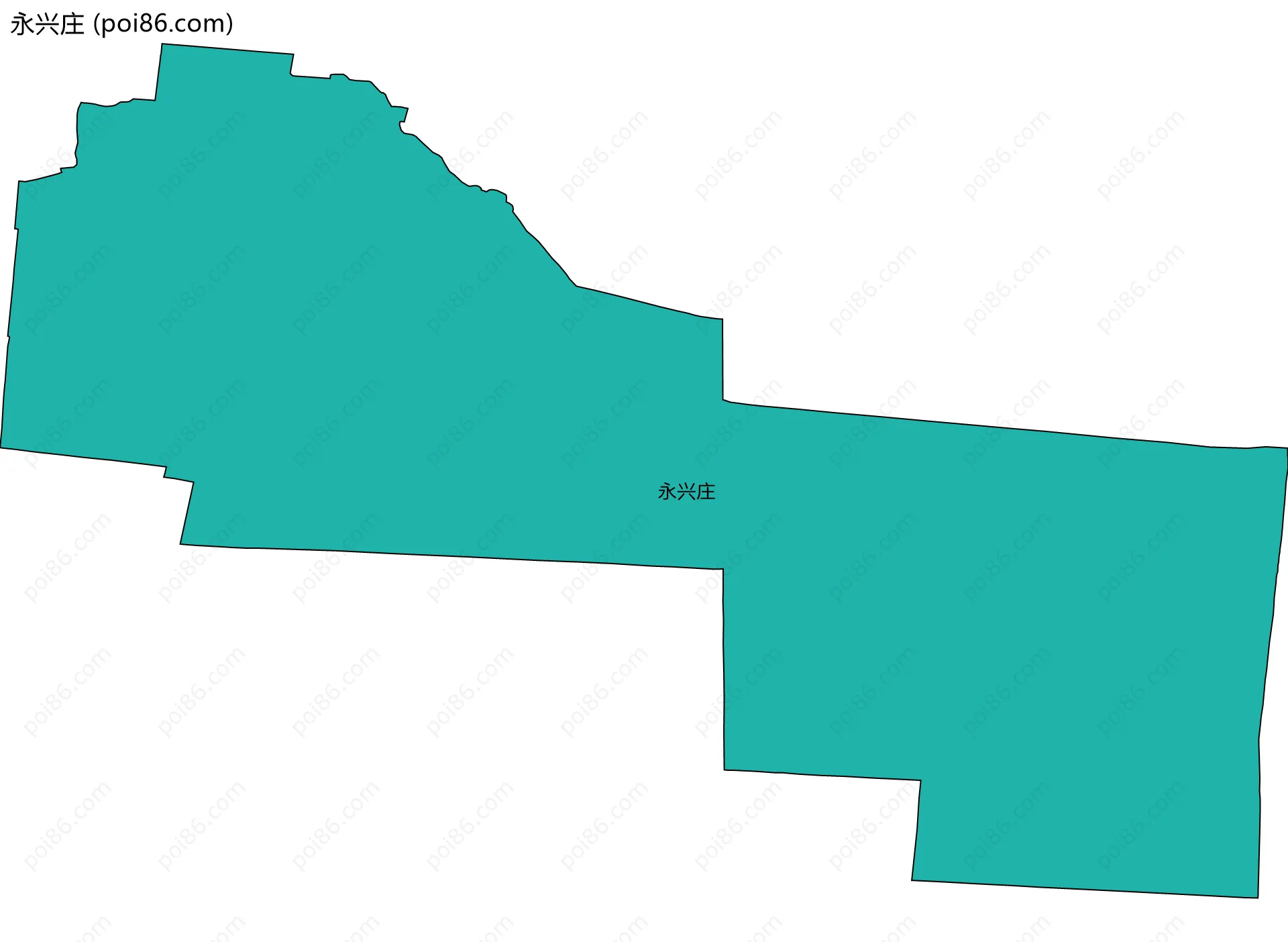 永兴庄边界地图