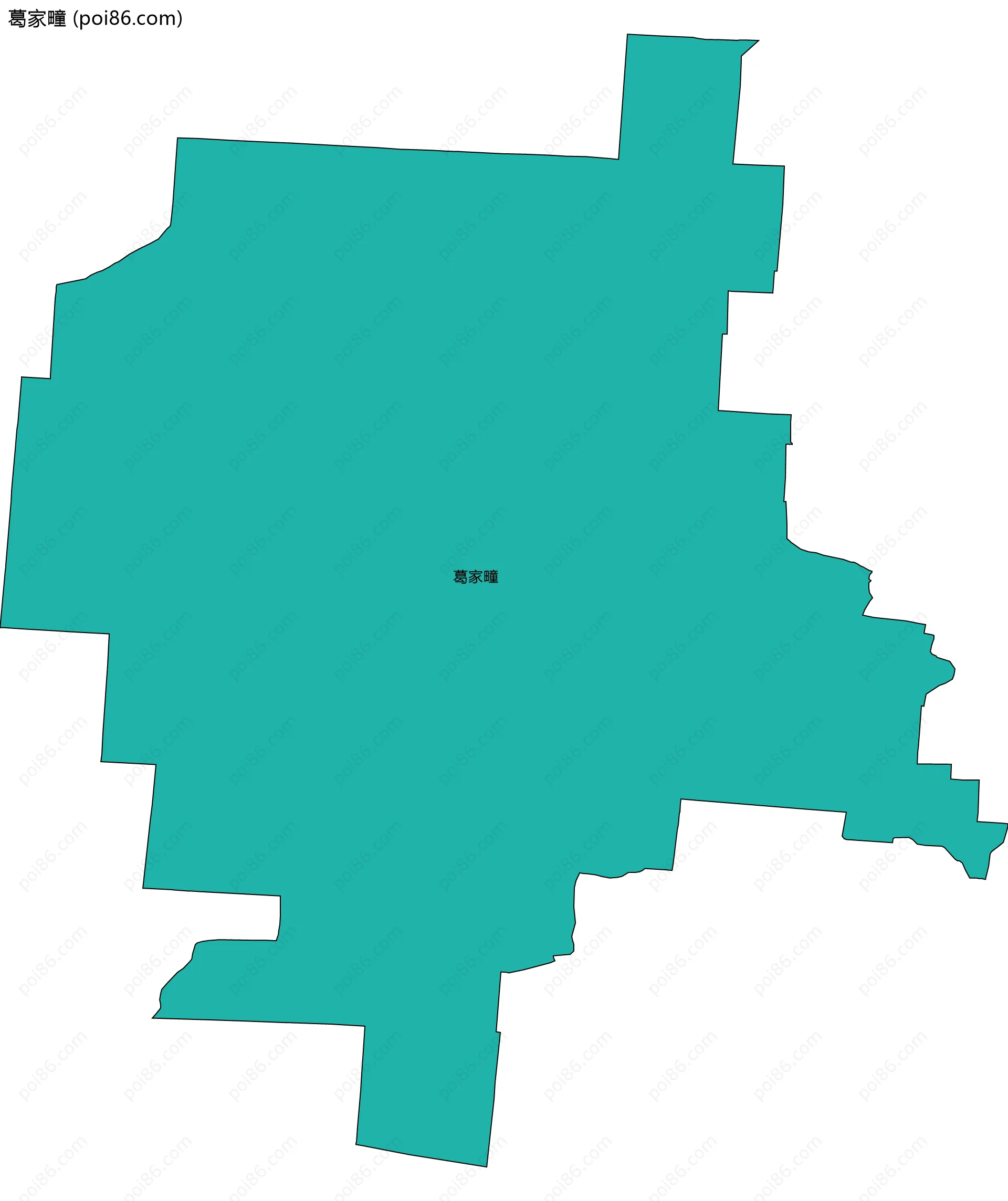 葛家疃边界地图