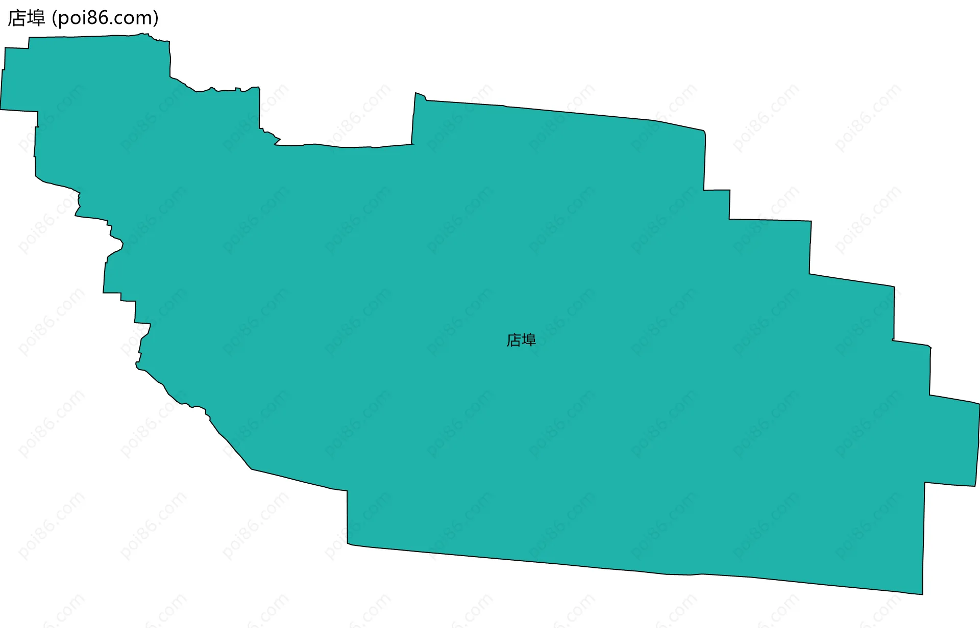 店埠边界地图